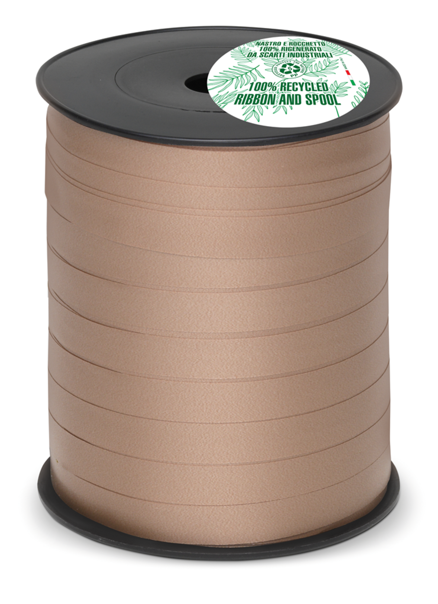 100% Recycled Krullint - Bruin