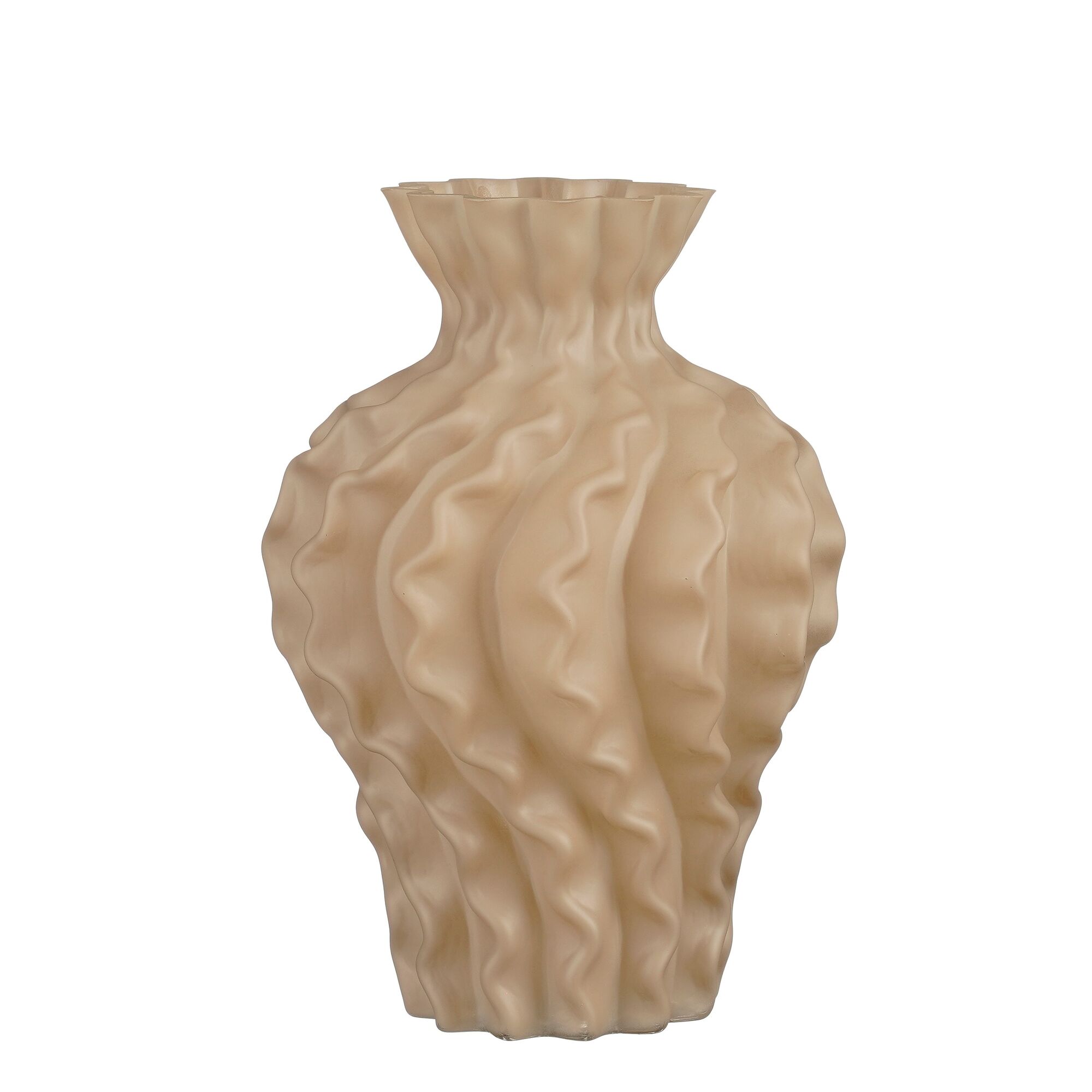 Fleura vaas bruin