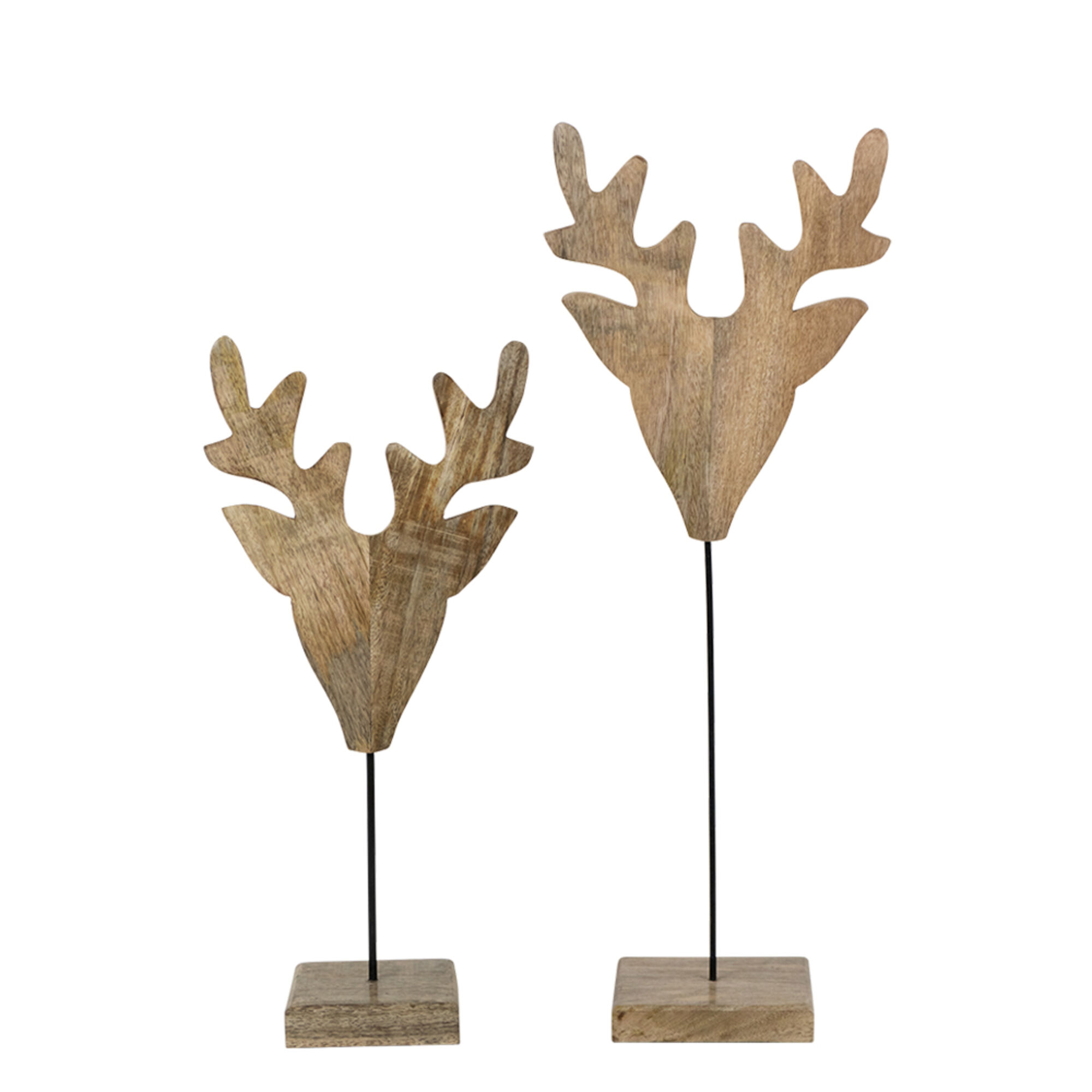 staand hert mango hout