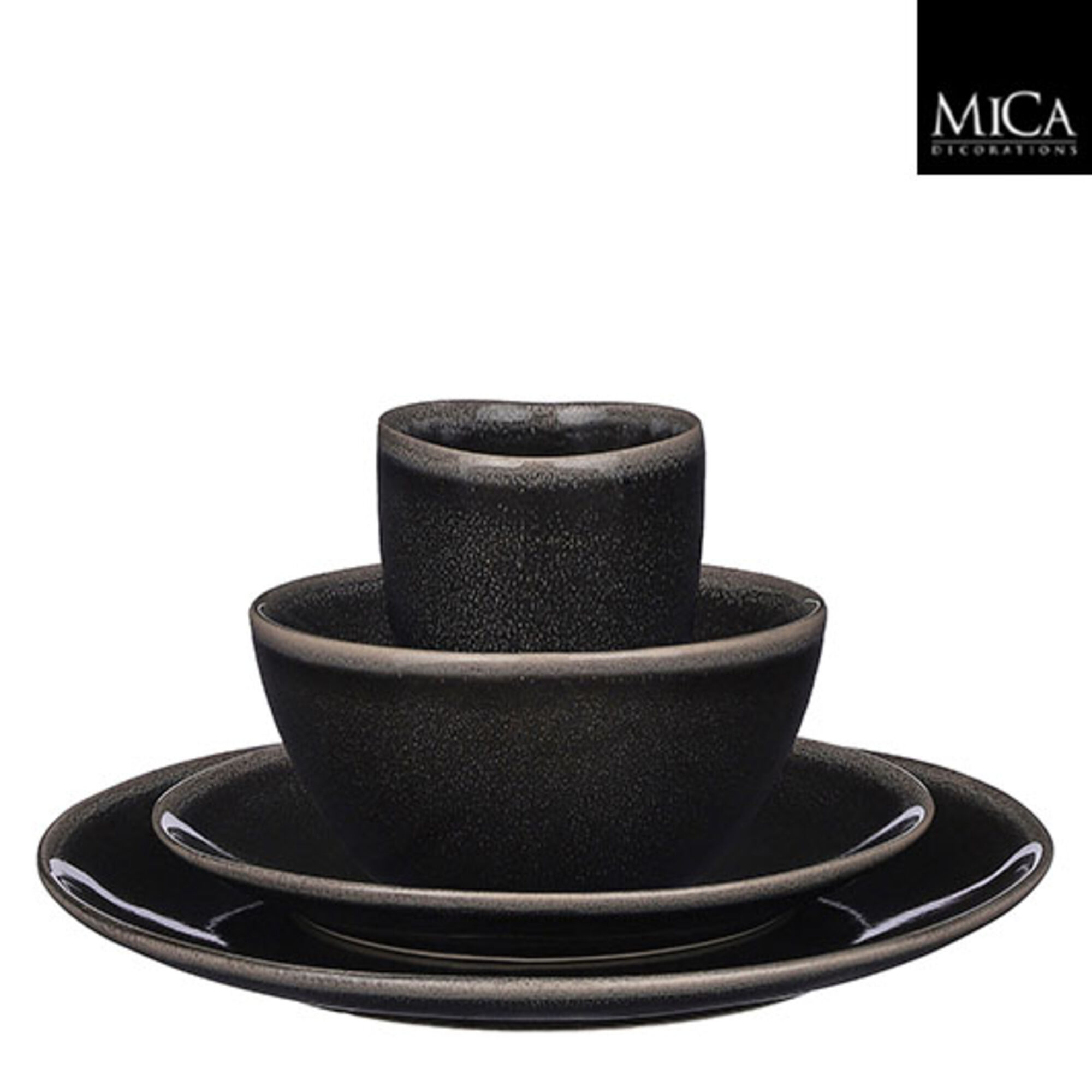Tabo servies set zwart