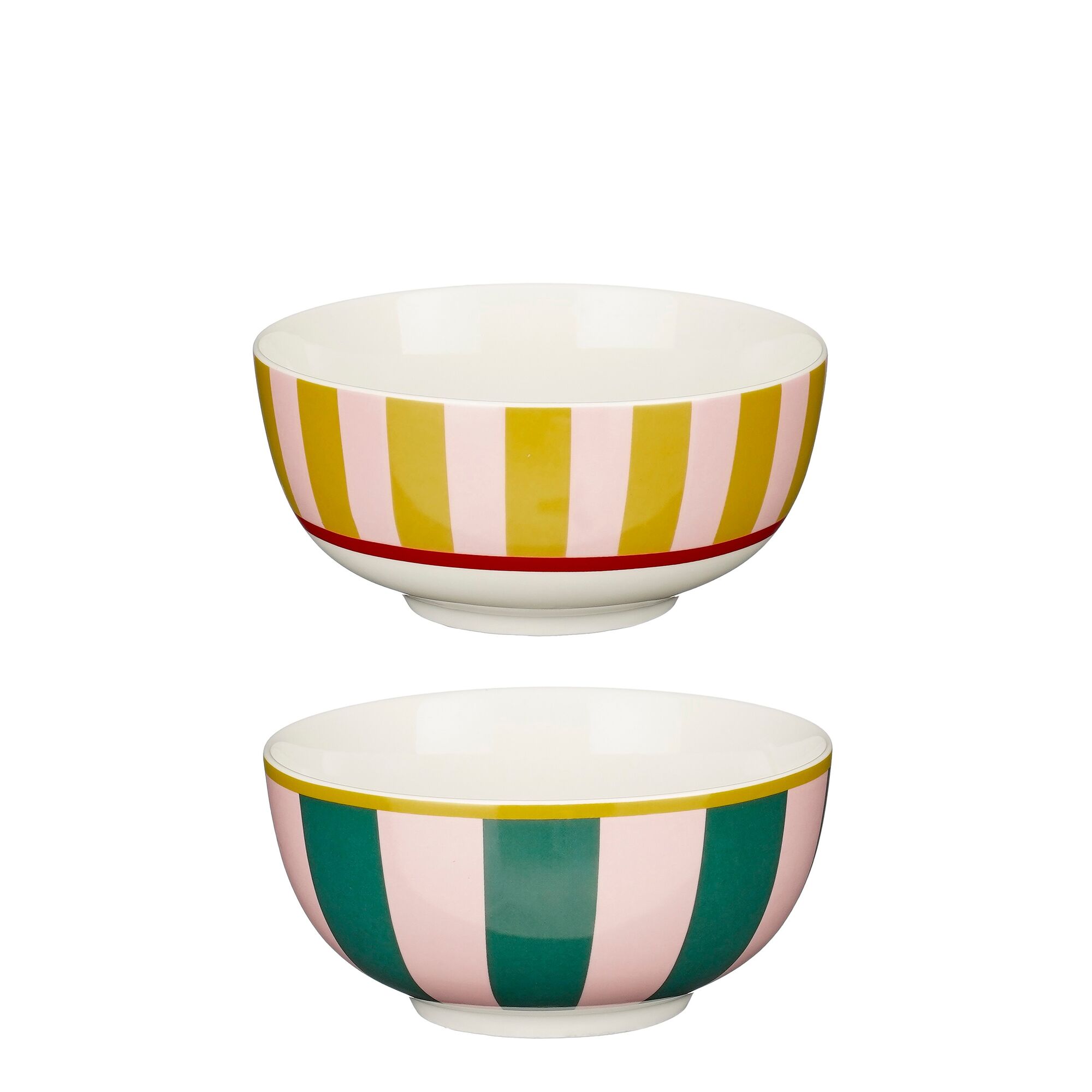 Lissy schaal oker groen 2 assorti