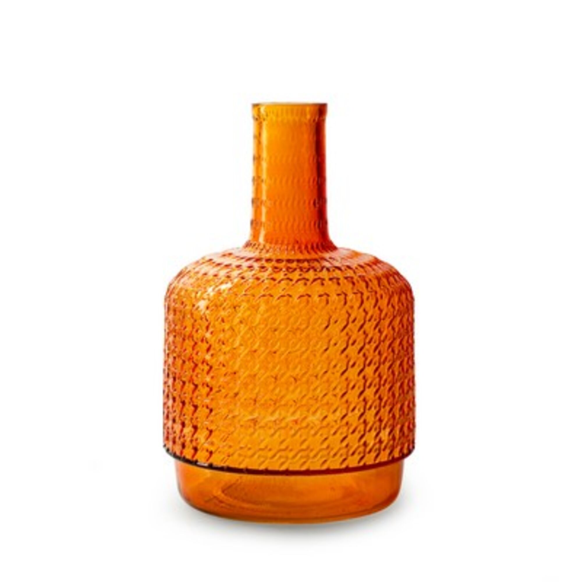 Flesvaas sari oranje