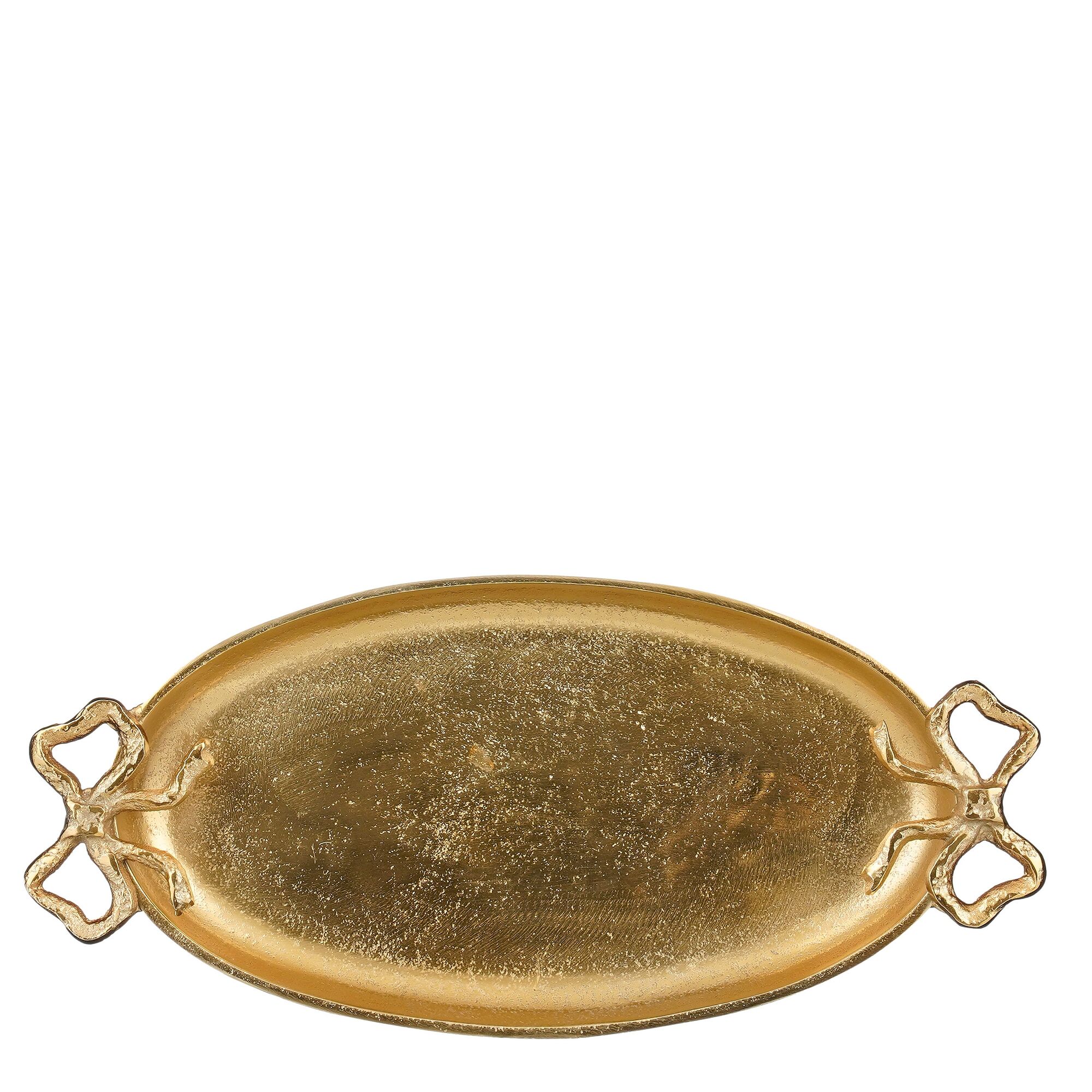 Decoratie tray strik goud