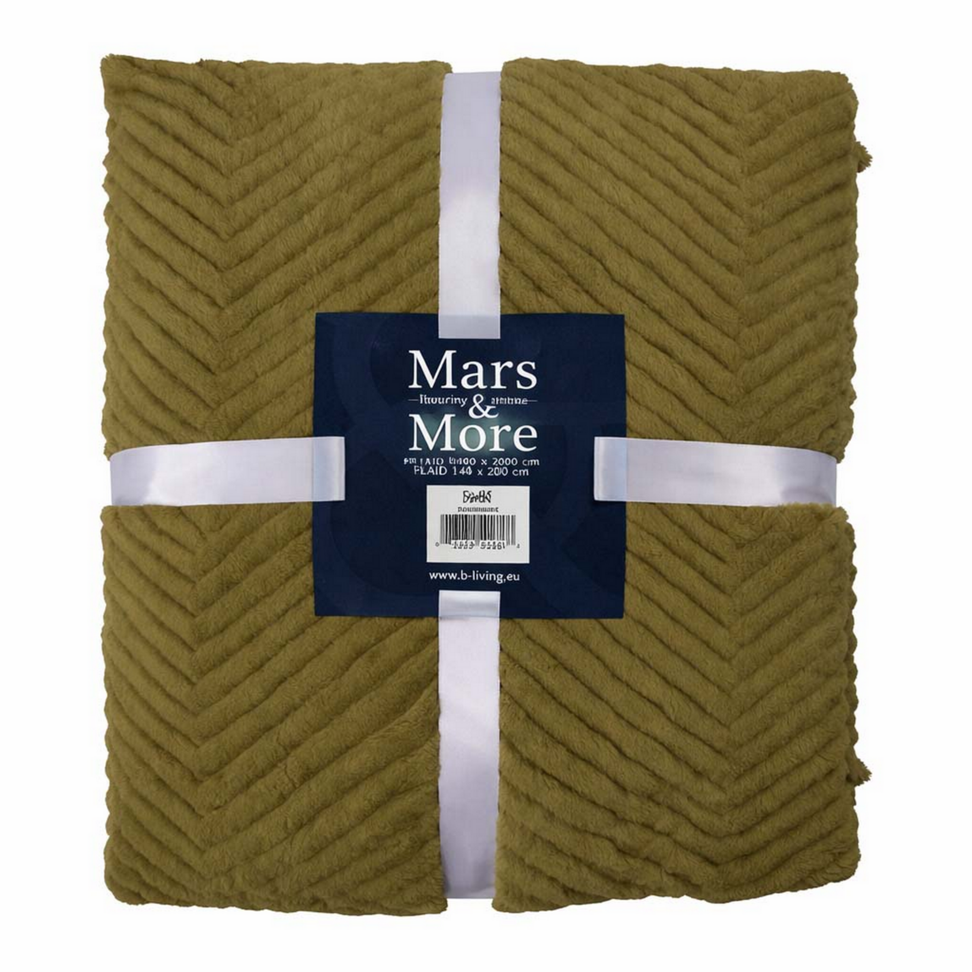 Plaid Visgraat Groen