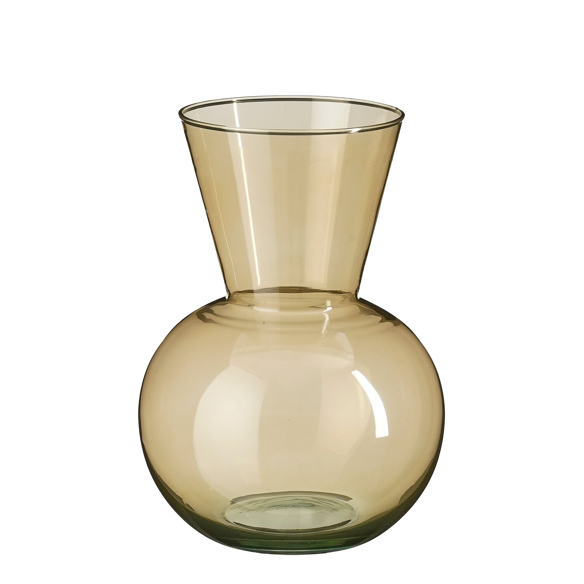 Fancy vaas glas oker