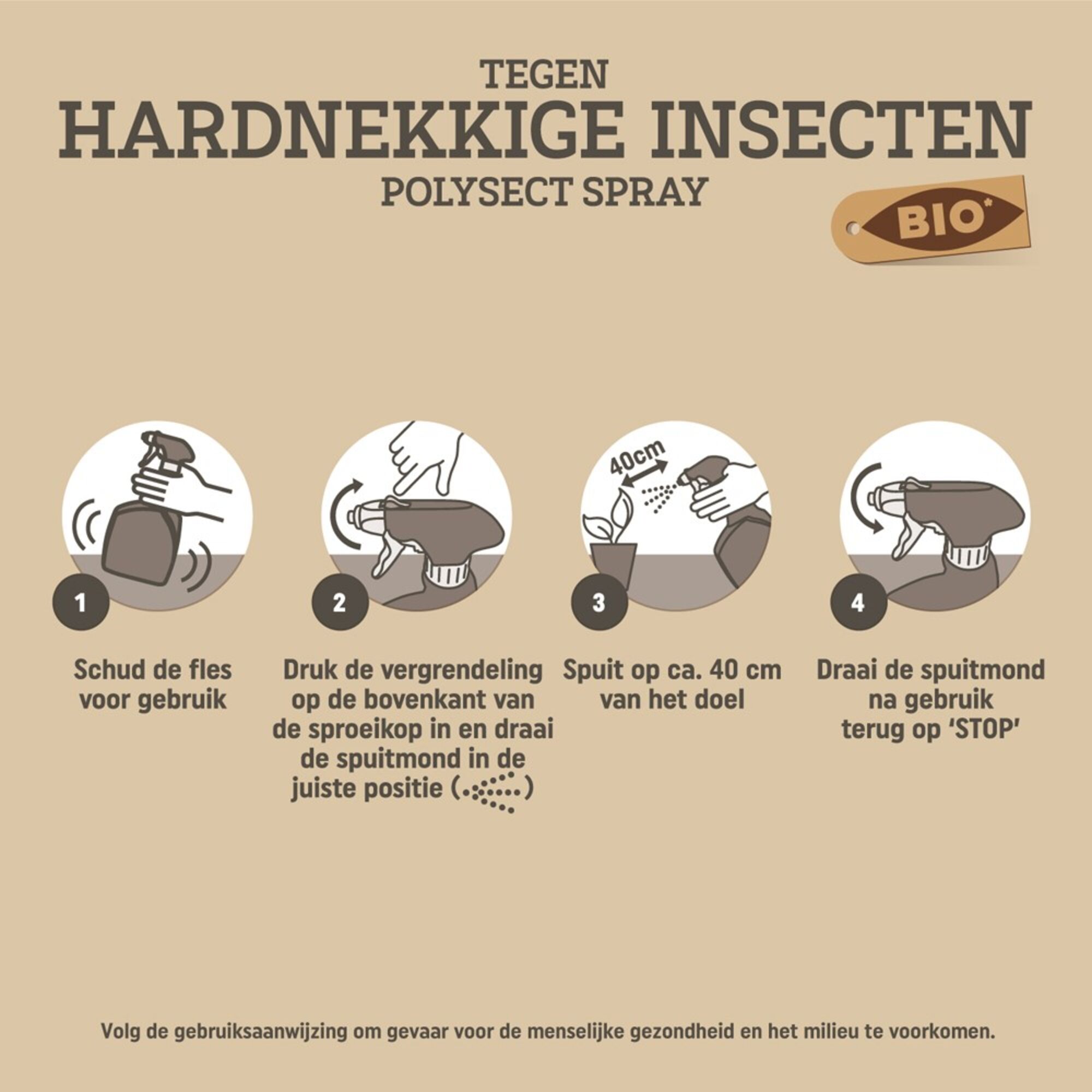 Pokon Bio tegen Hardnekkige Insecten Spray