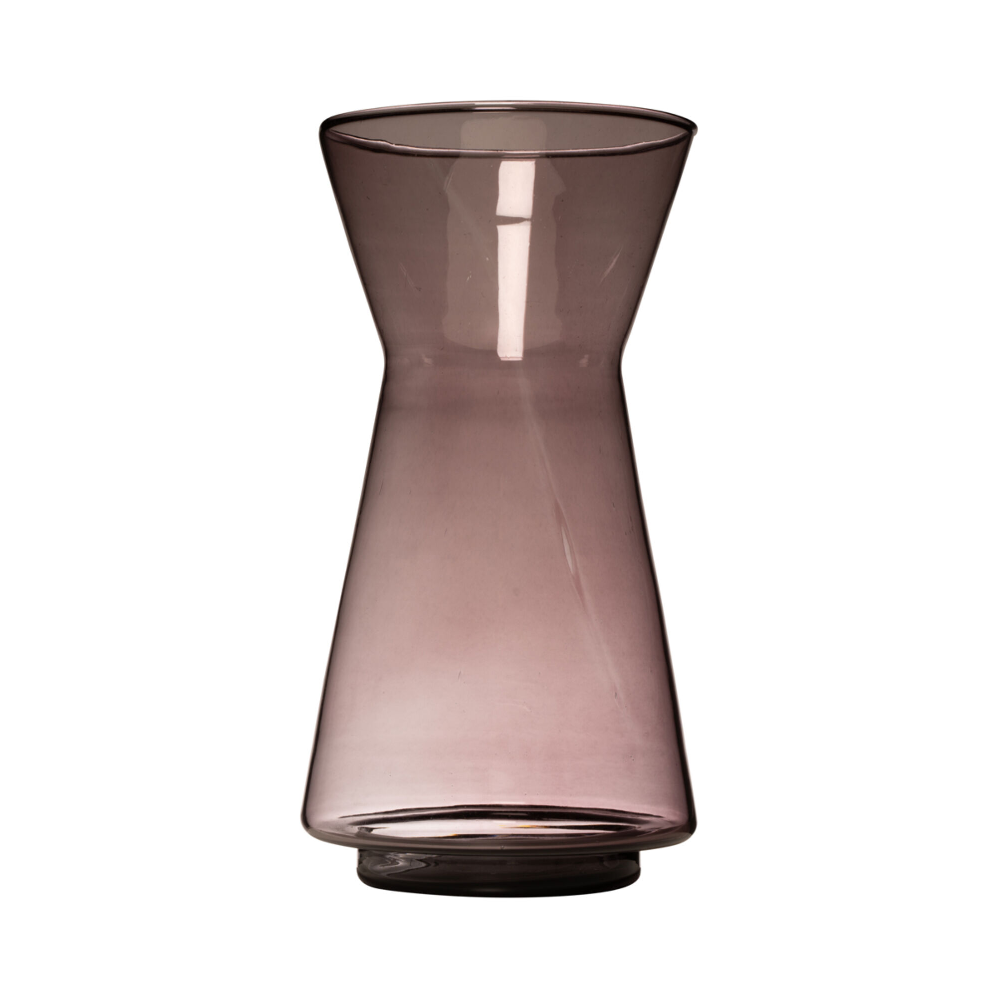 Rianne mondgeblazen Recycled Vaas paars
