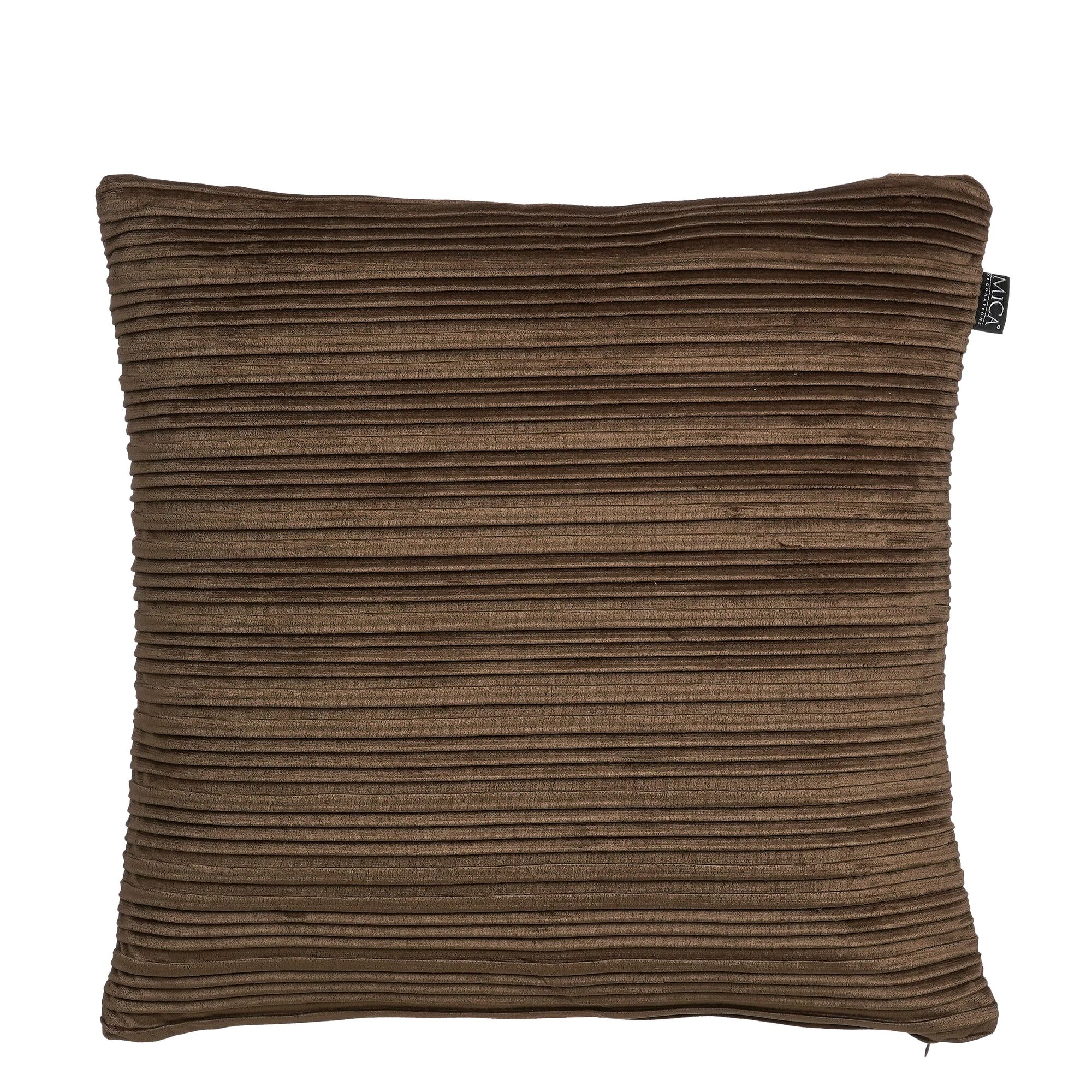 Lavia kussen bruin fire retardant