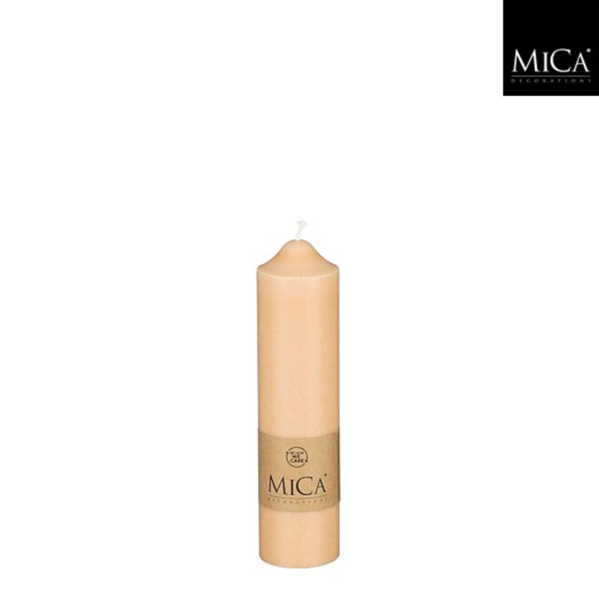 Pilaarkaars stearine creme