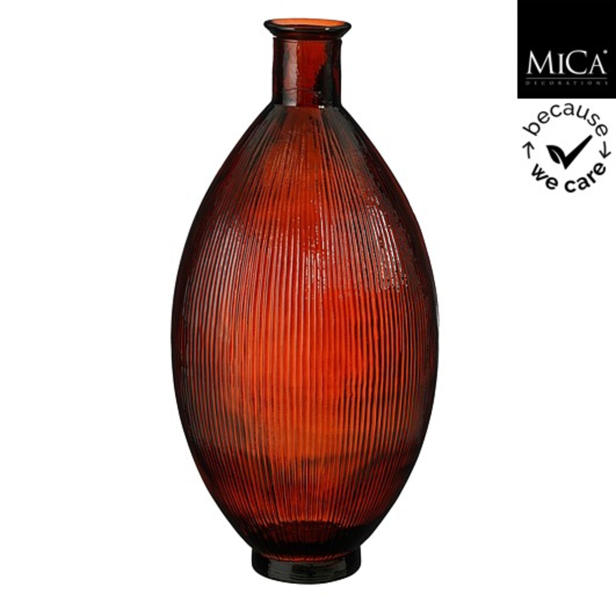 Firenza fles recycled glas d.bruin