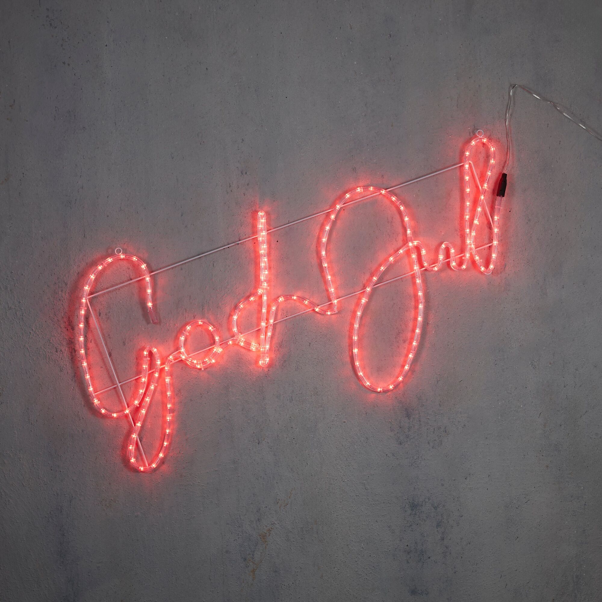 Ropelight God Jul rood led IP44 RC
