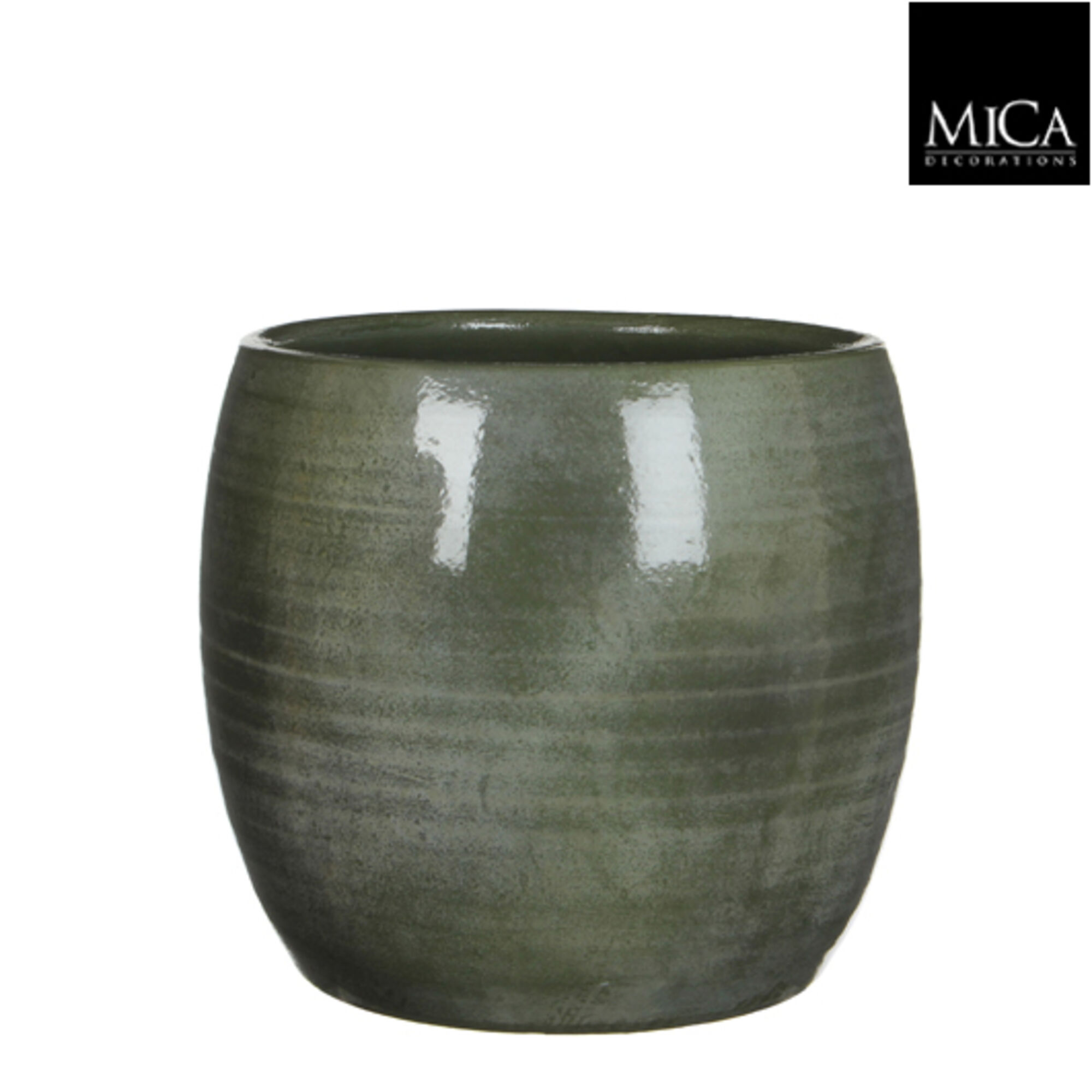 Lester pot rond groen