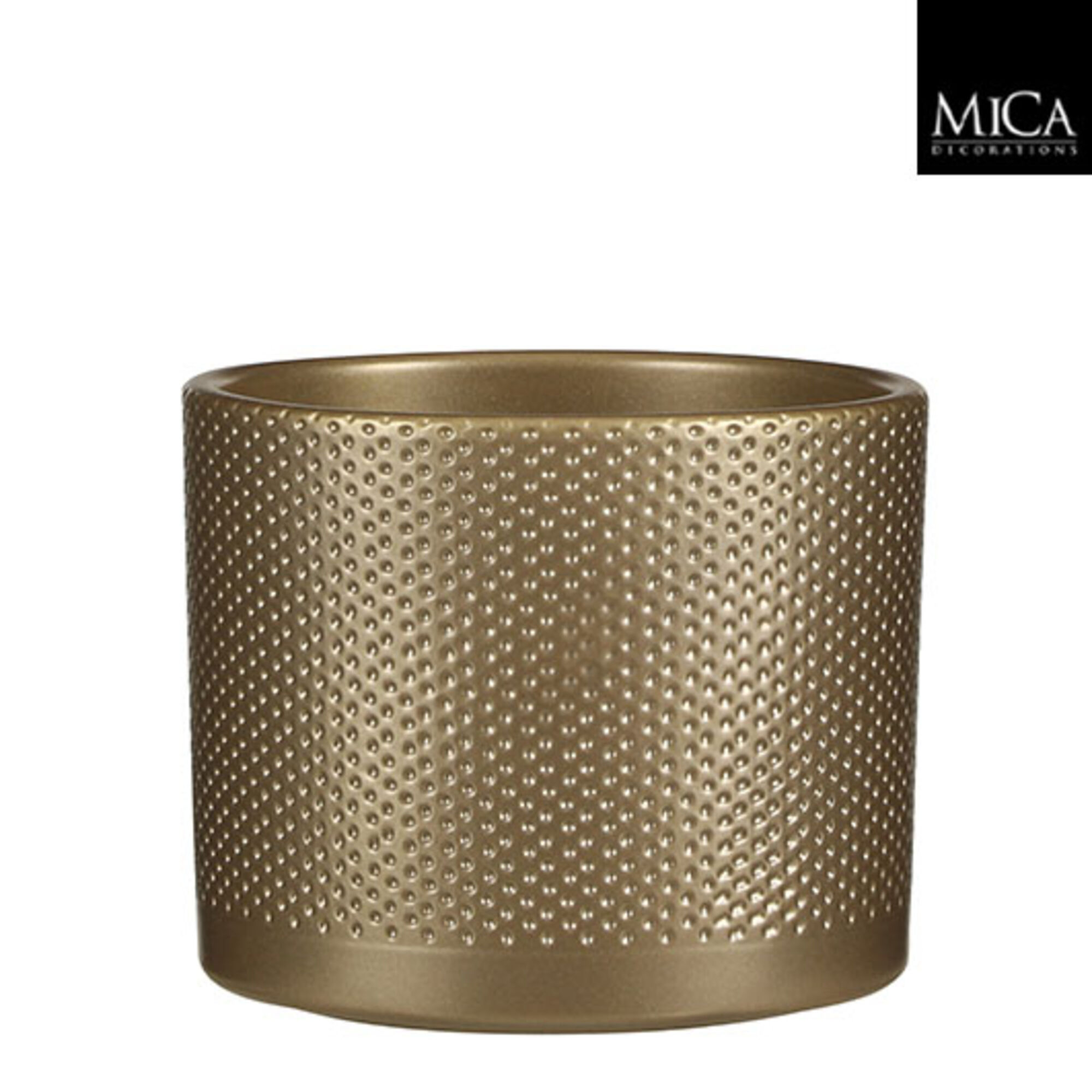 Era pot rond goud relief