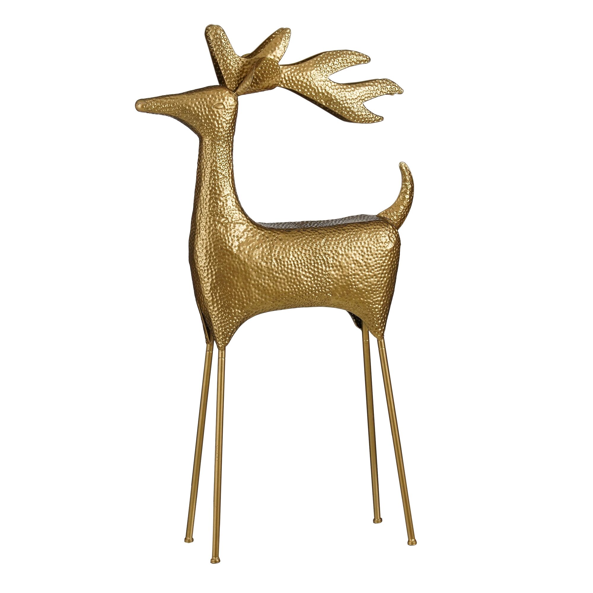 Decoratie hert goud