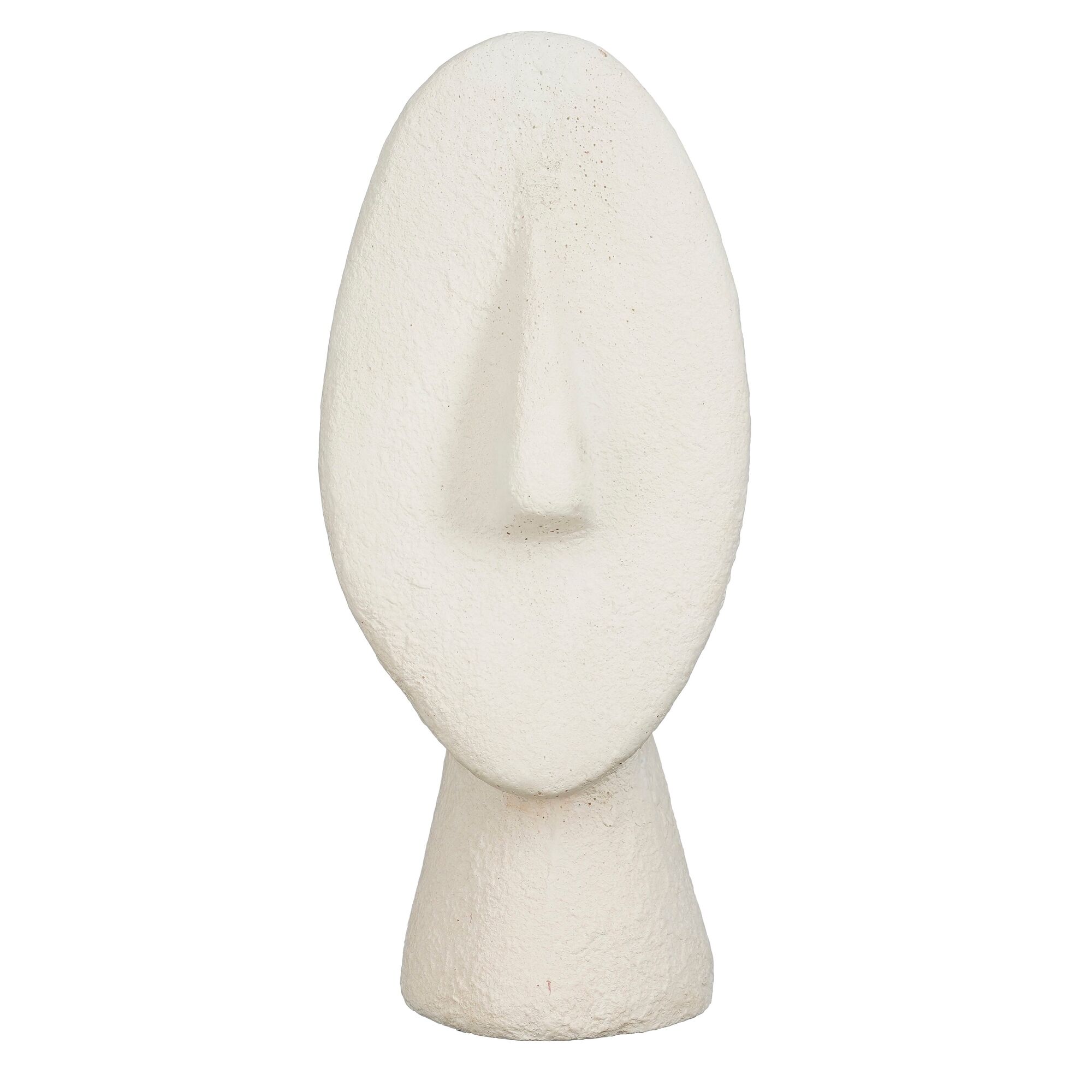 Decoratie object gezicht wit