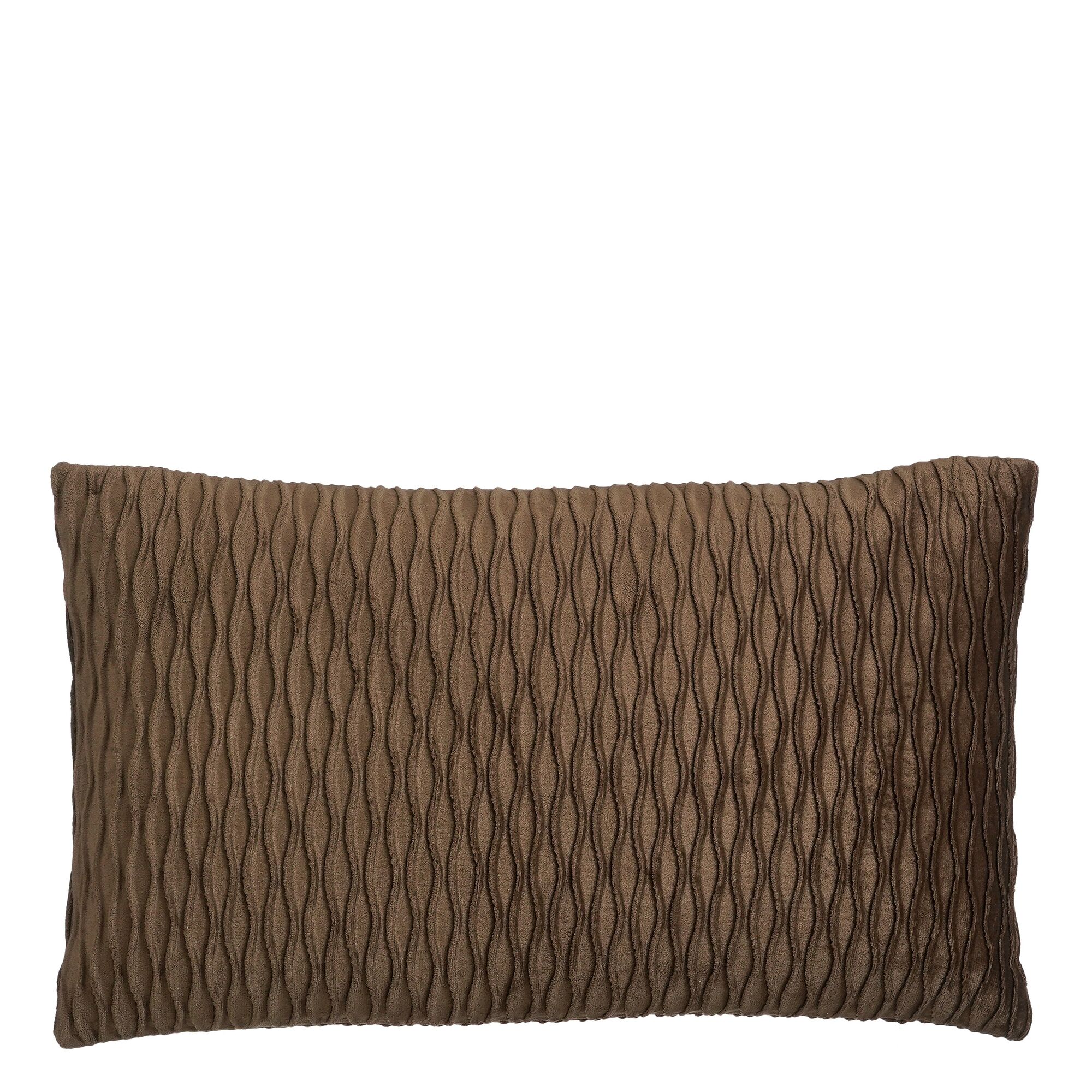 Facetto kussen bruin fire retardant