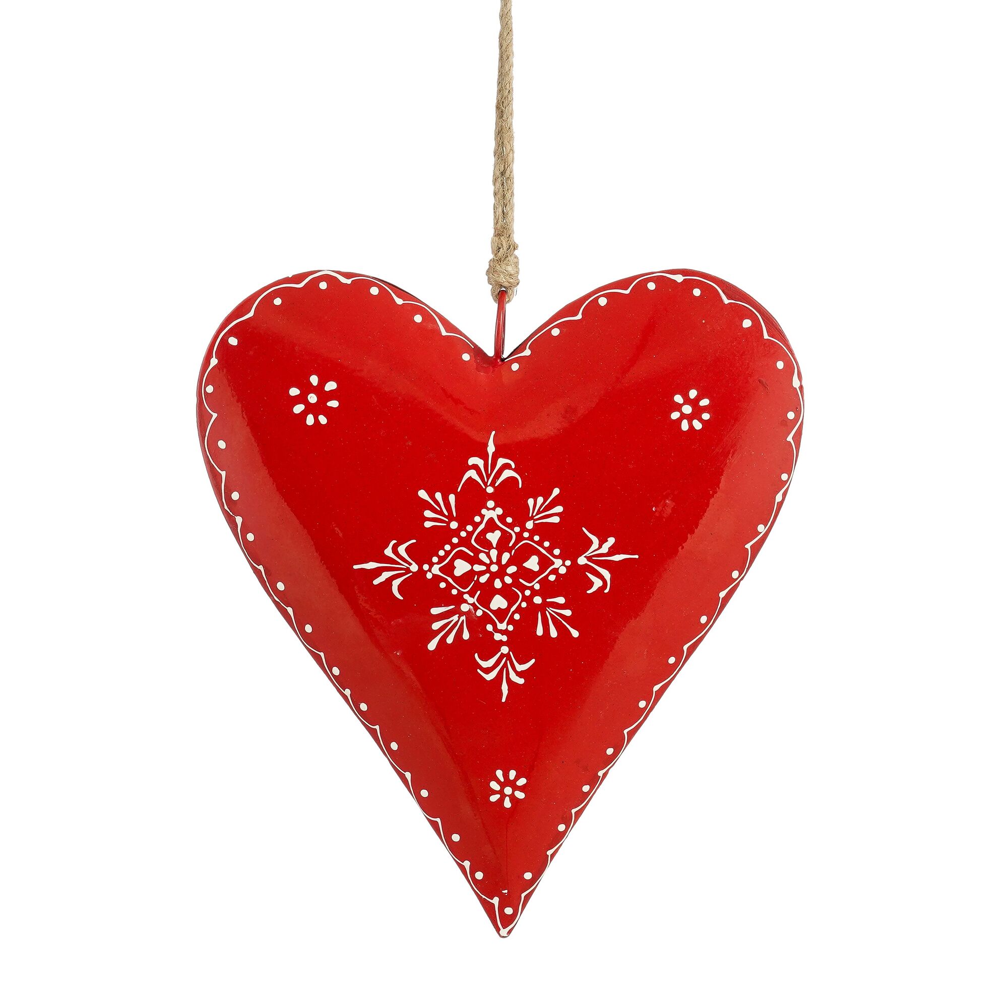 Ornament hart rood
