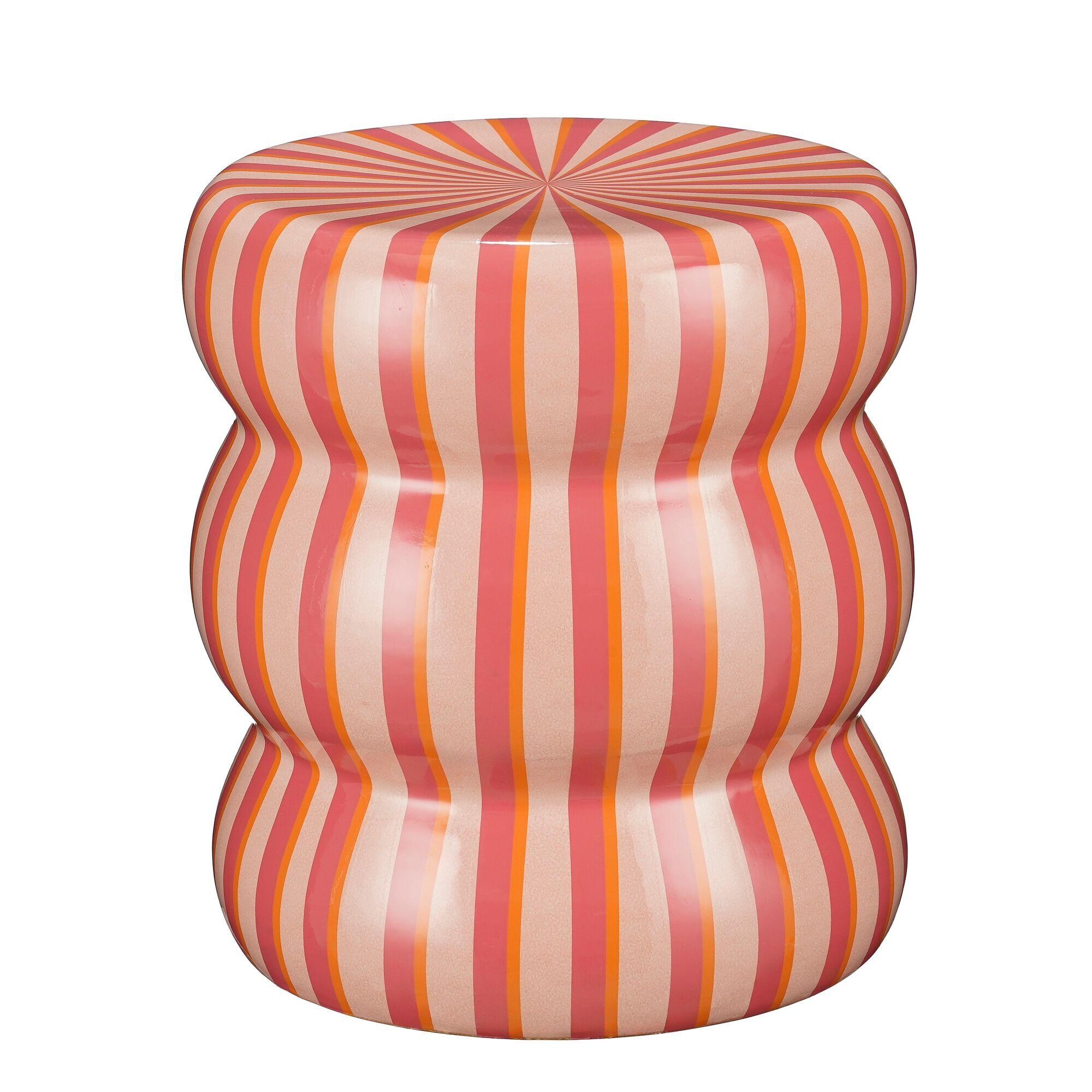Skipper bijzettafel creme roze oranje
