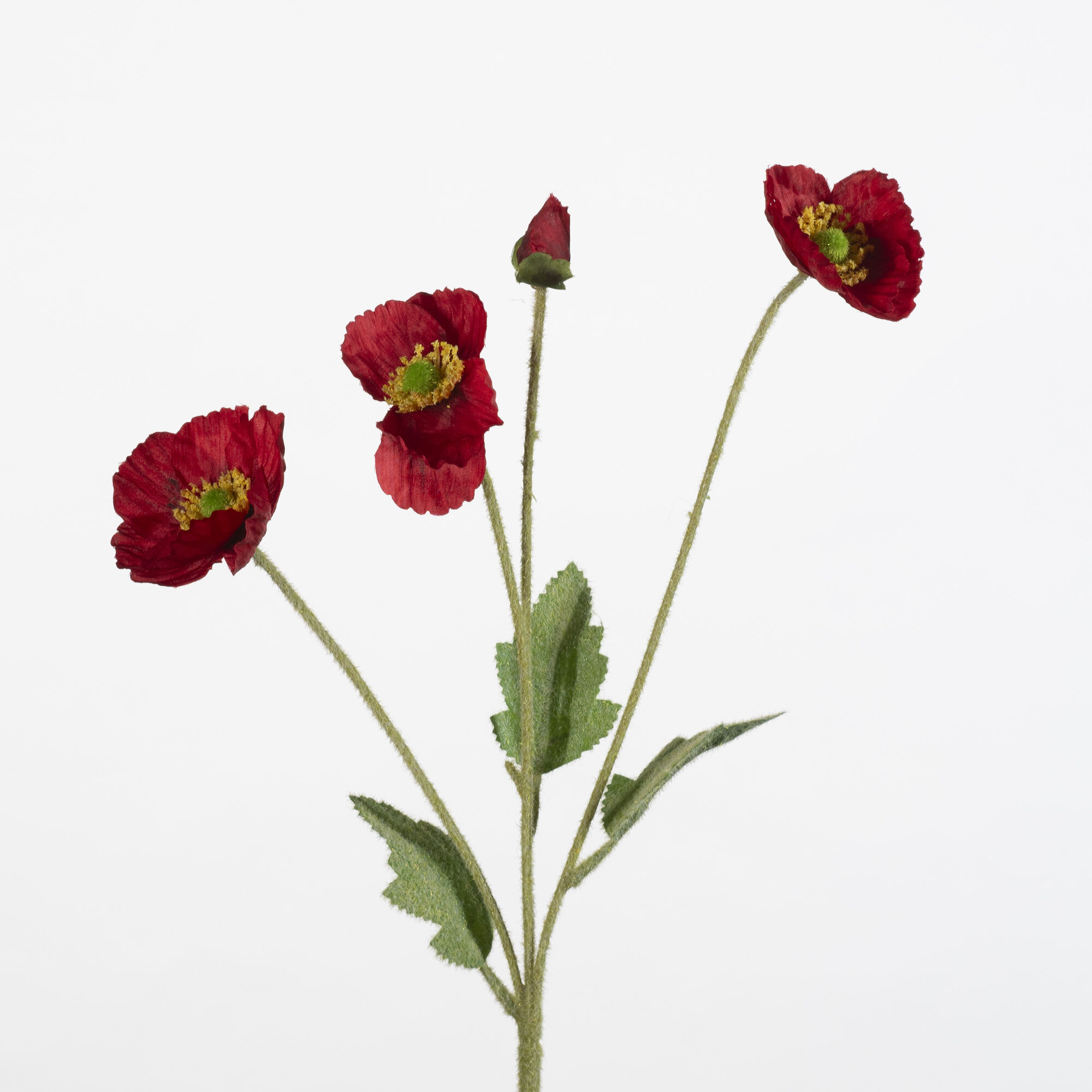 Papaver spray x4 flock - red