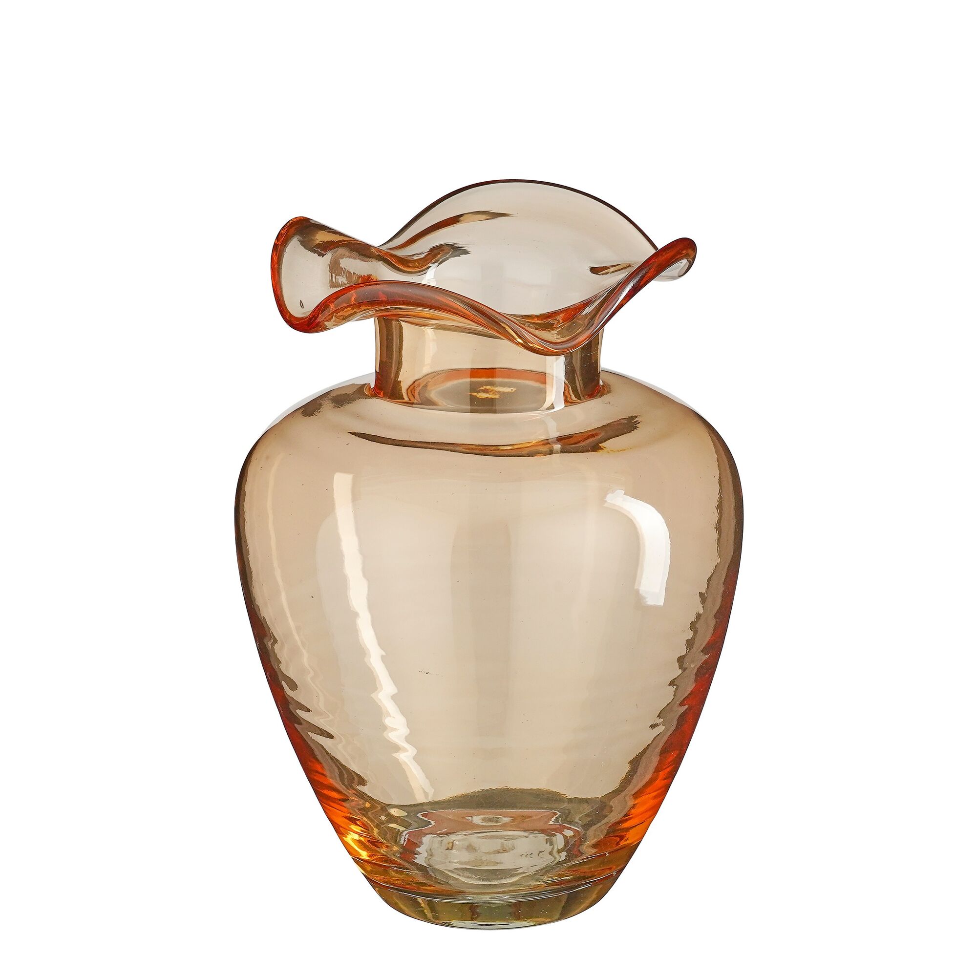 Mira vaas glas oranje