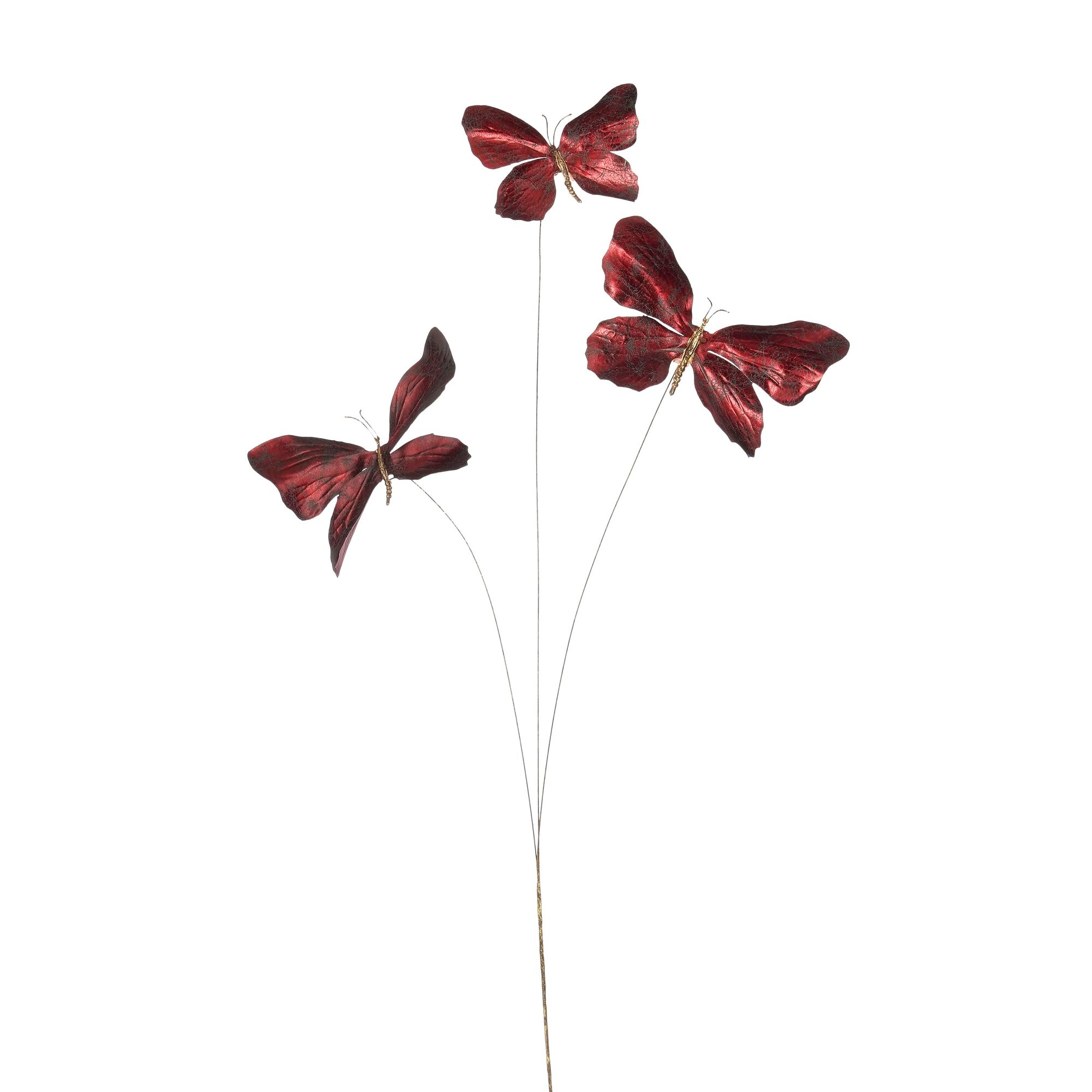 Vlinder tak bordeaux