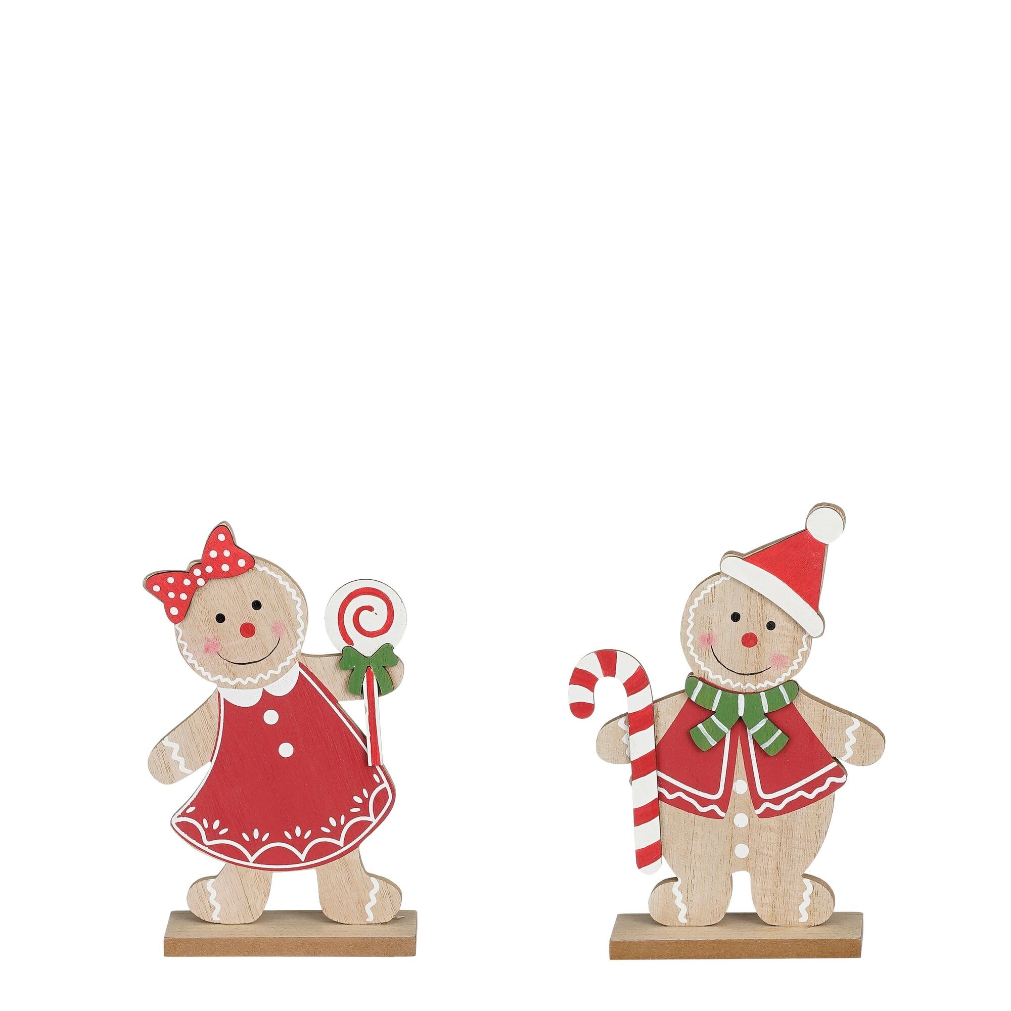 Decoratie peperkoek rood 2 assorti FSC mix