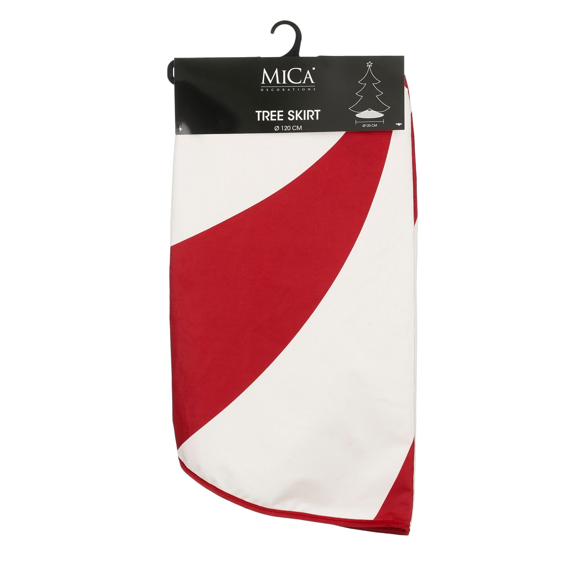 Treeskirt swirl rood