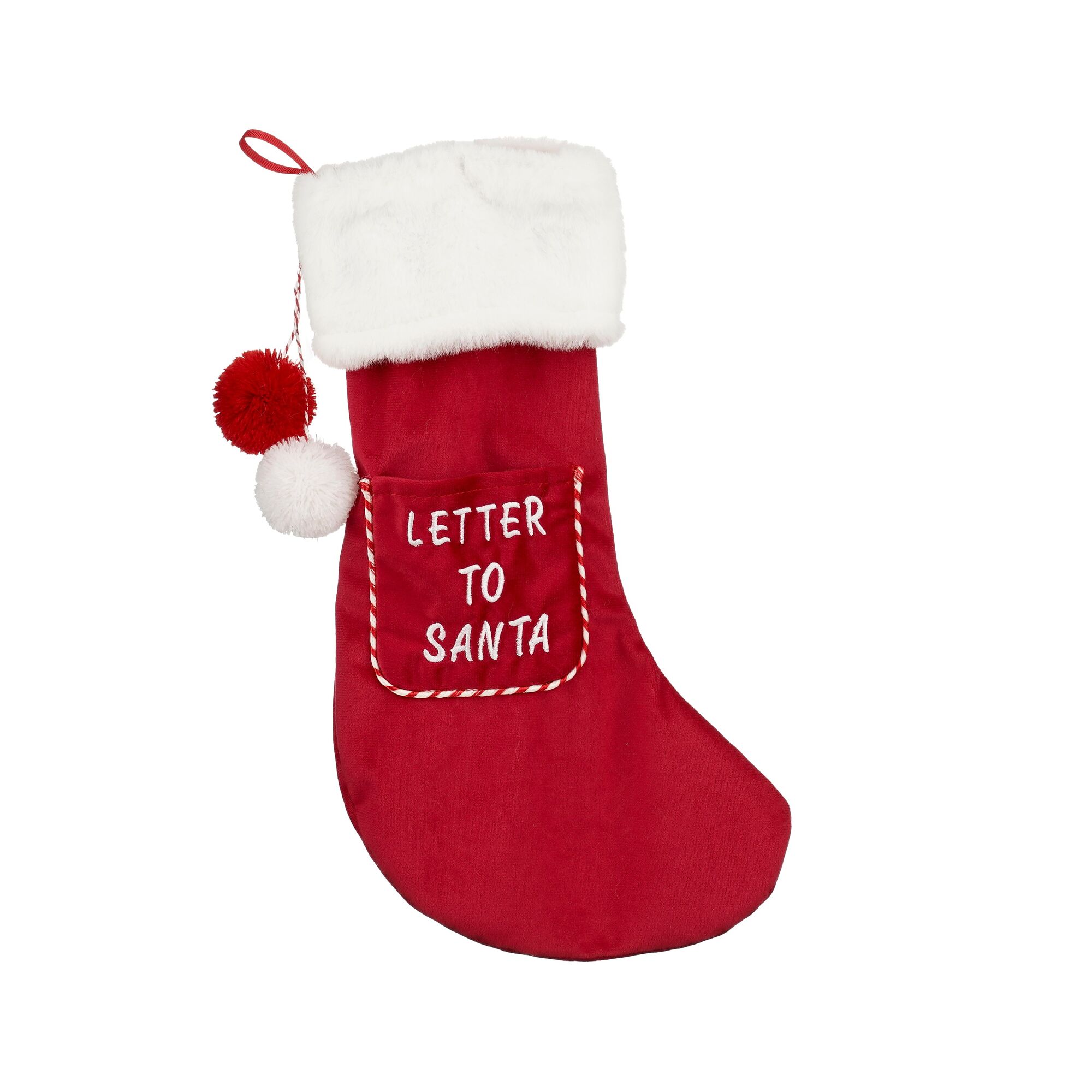 Kerstsok rood