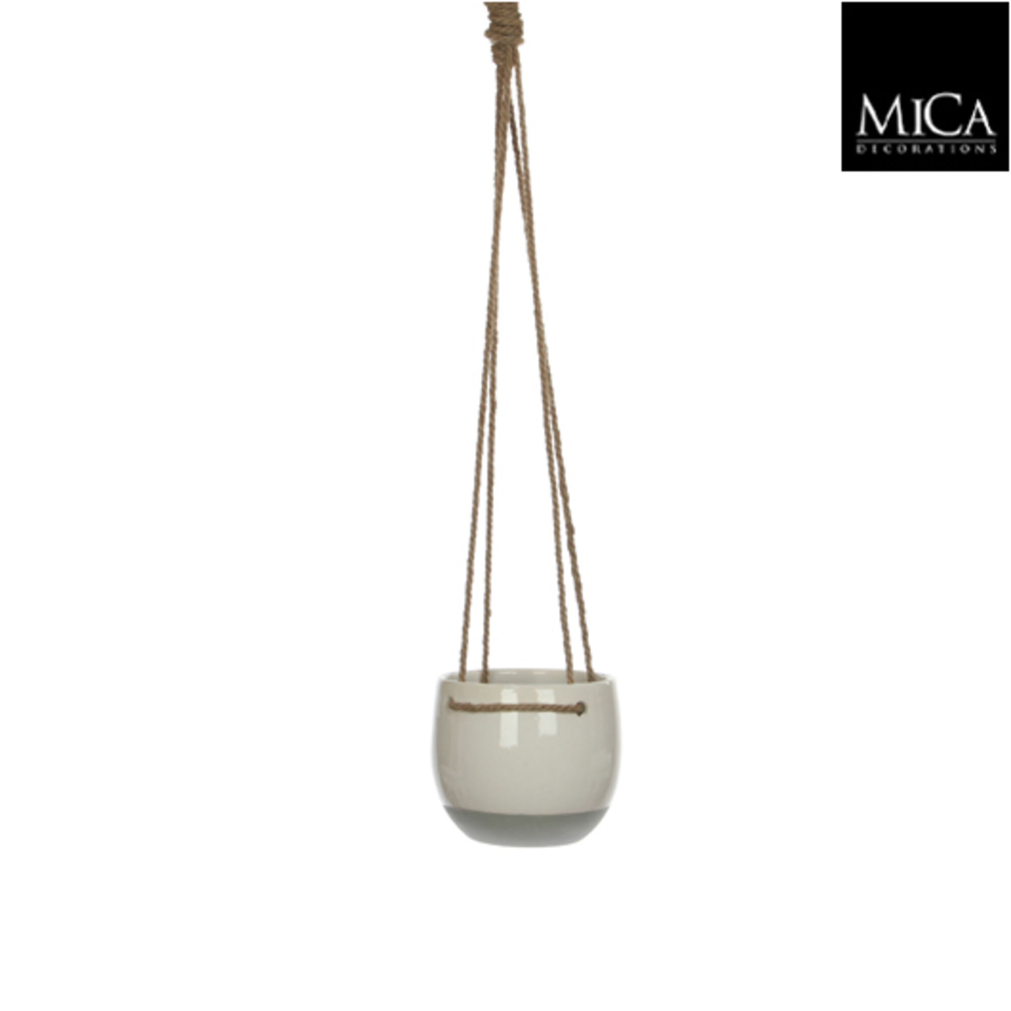 Resa hangpot rond wit