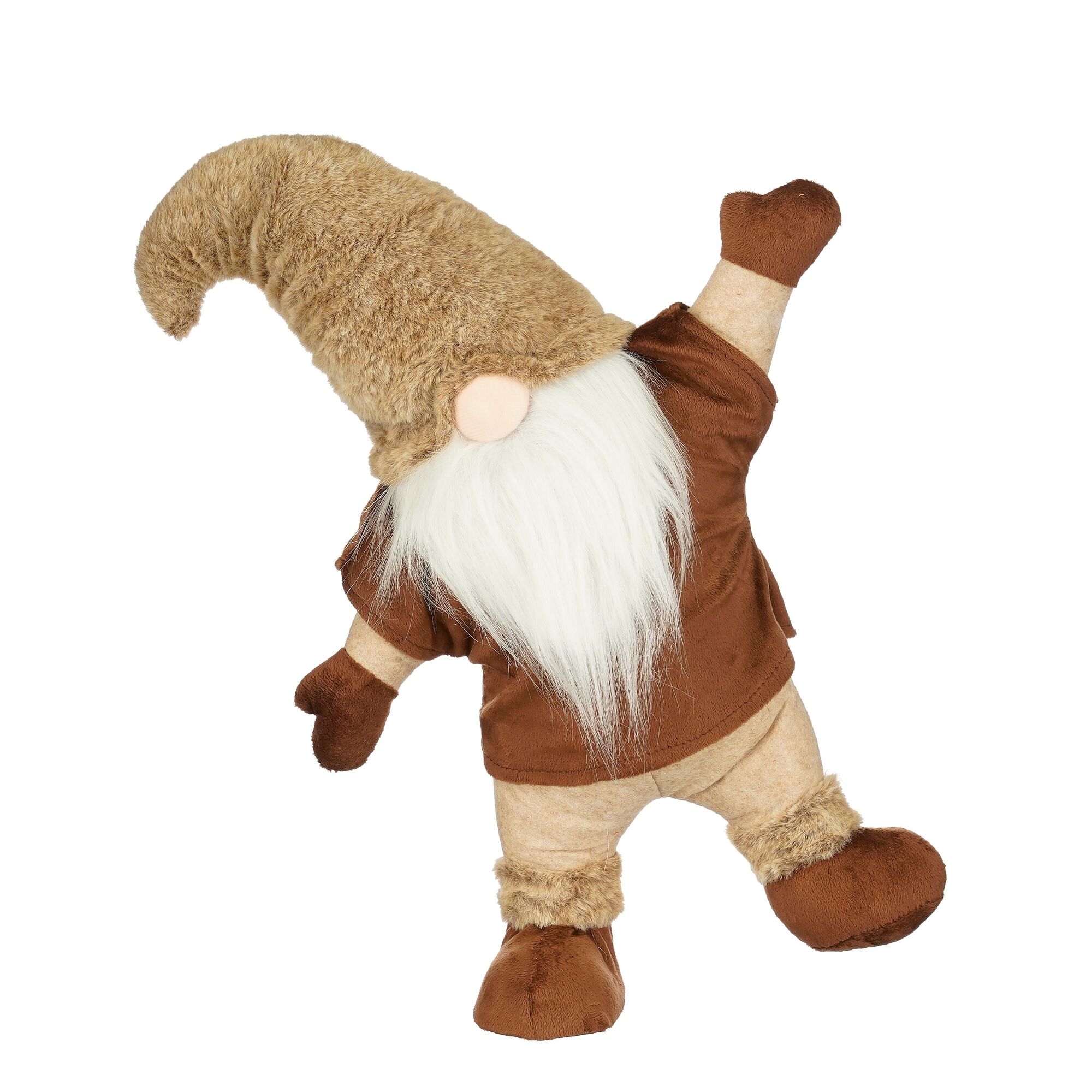 Decoratie gnoom bruin