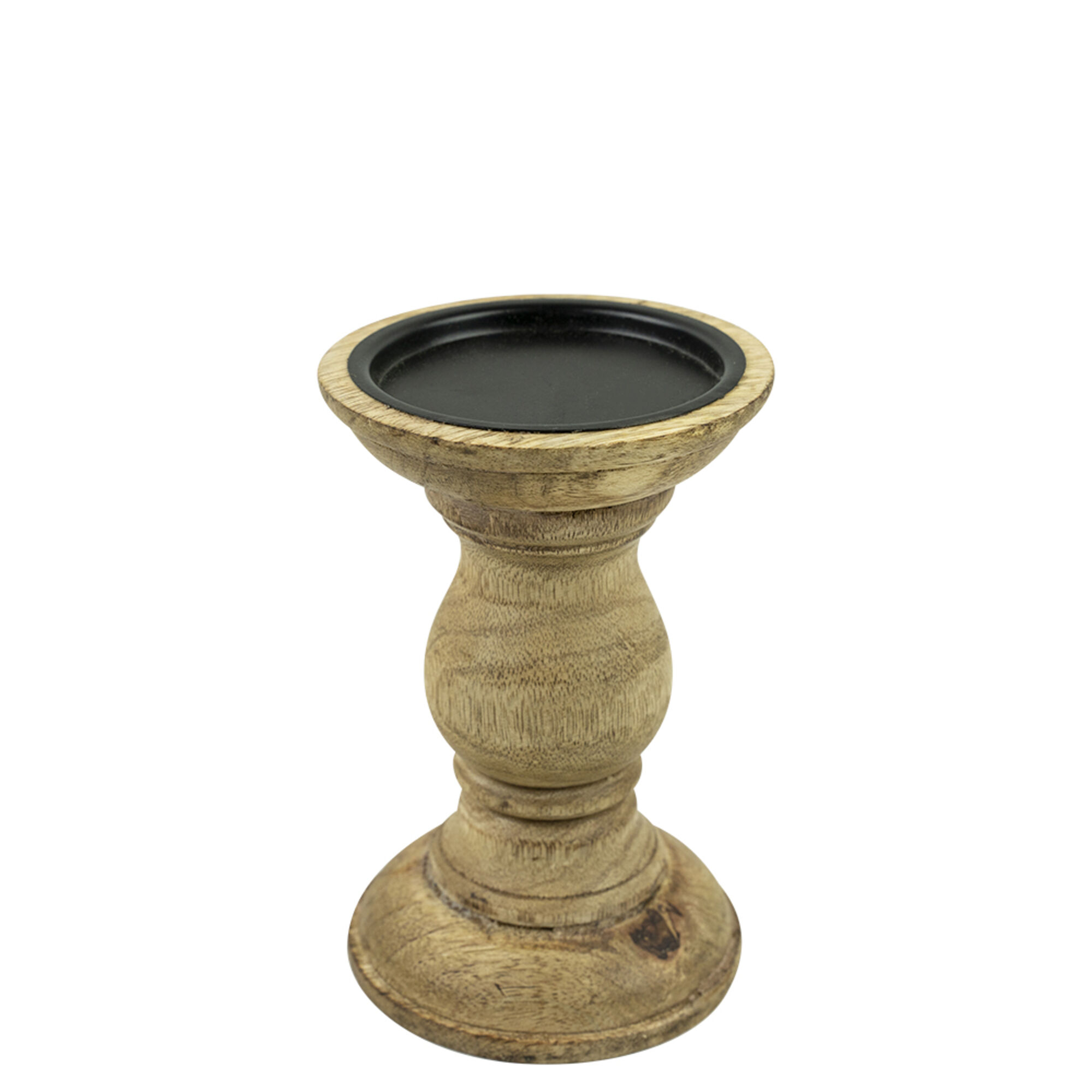 kandelaar rond mango hout