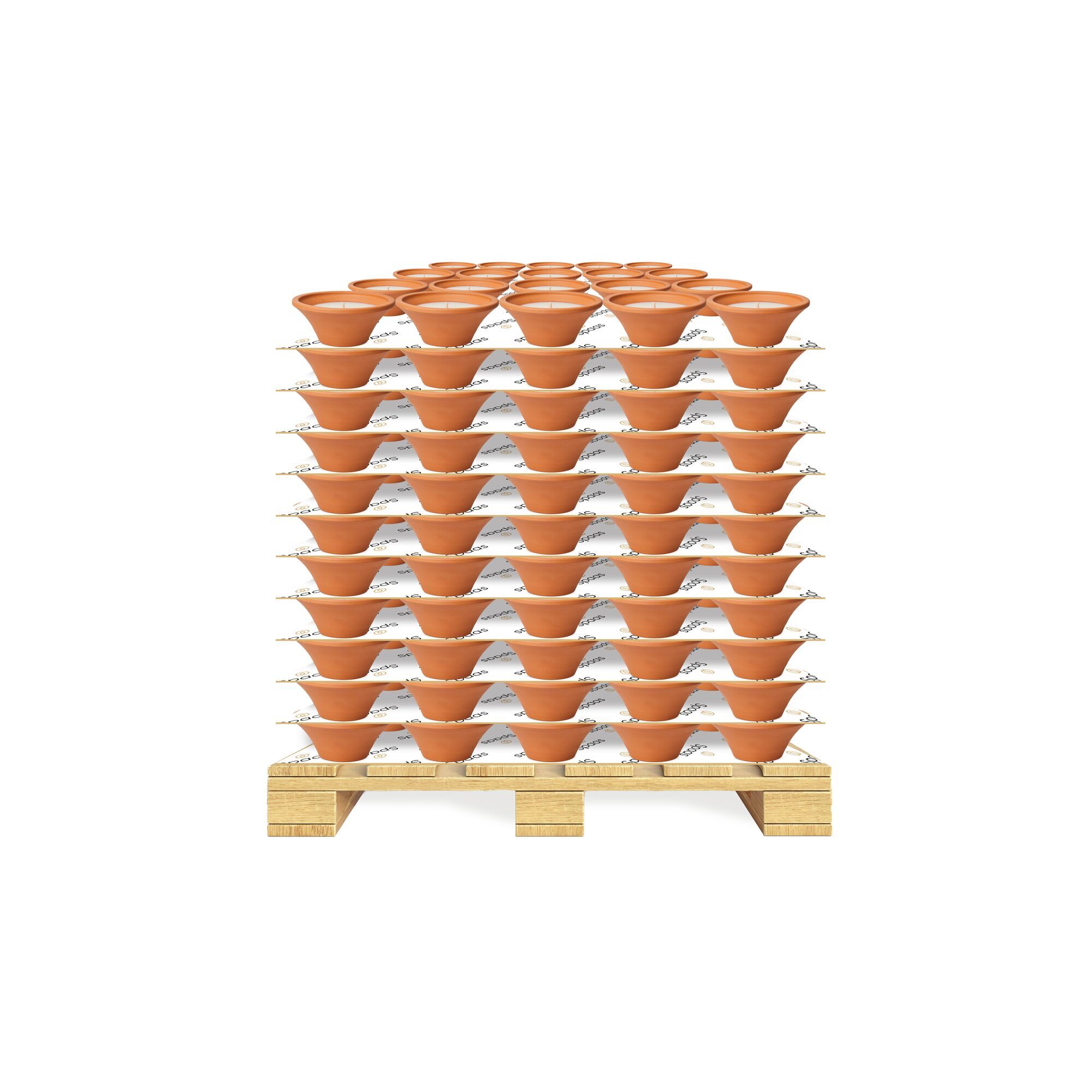 Kleine Tuinkaars in terracotta schaal
