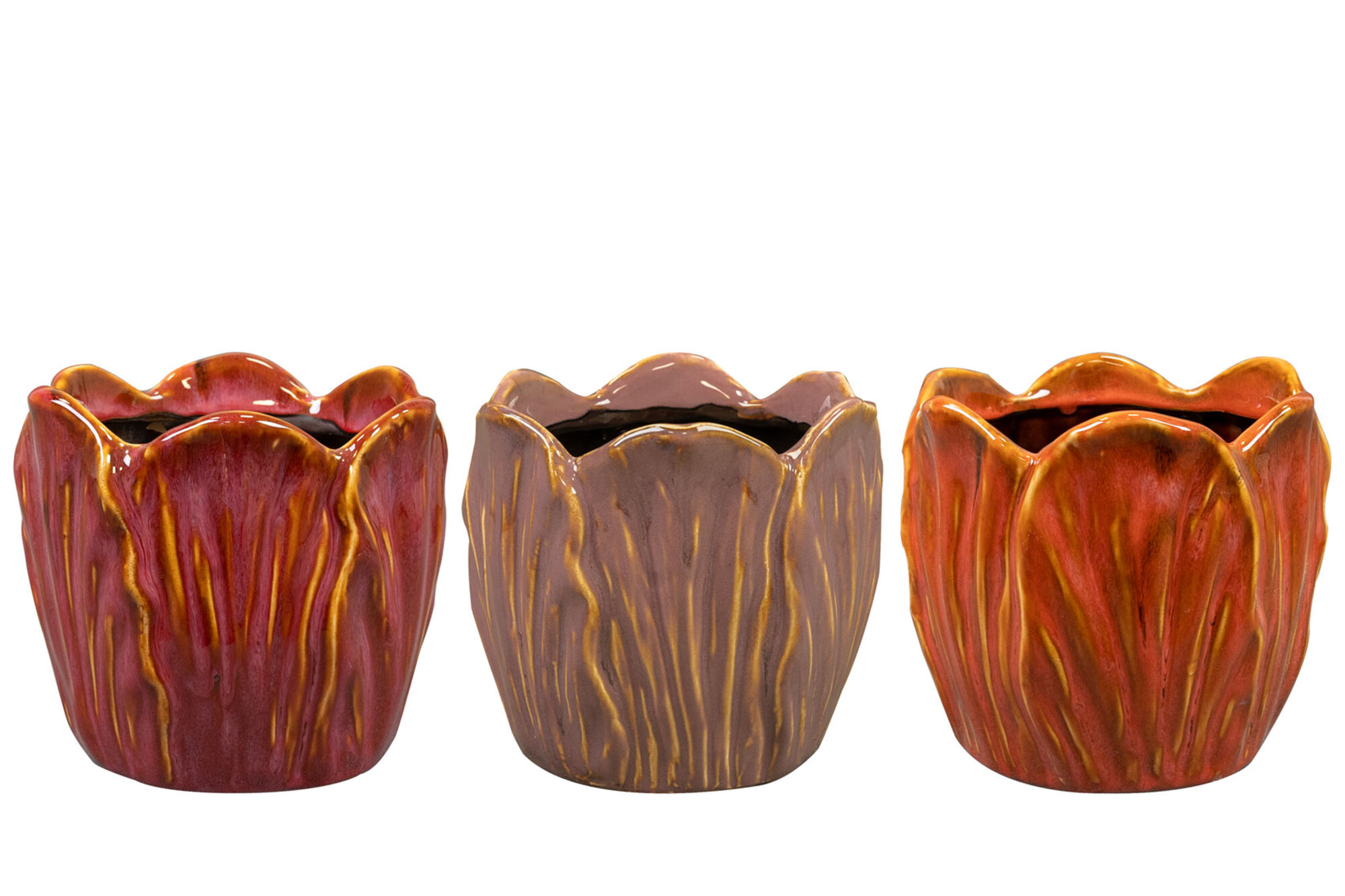 Pot Tulip kleur 3 ass.