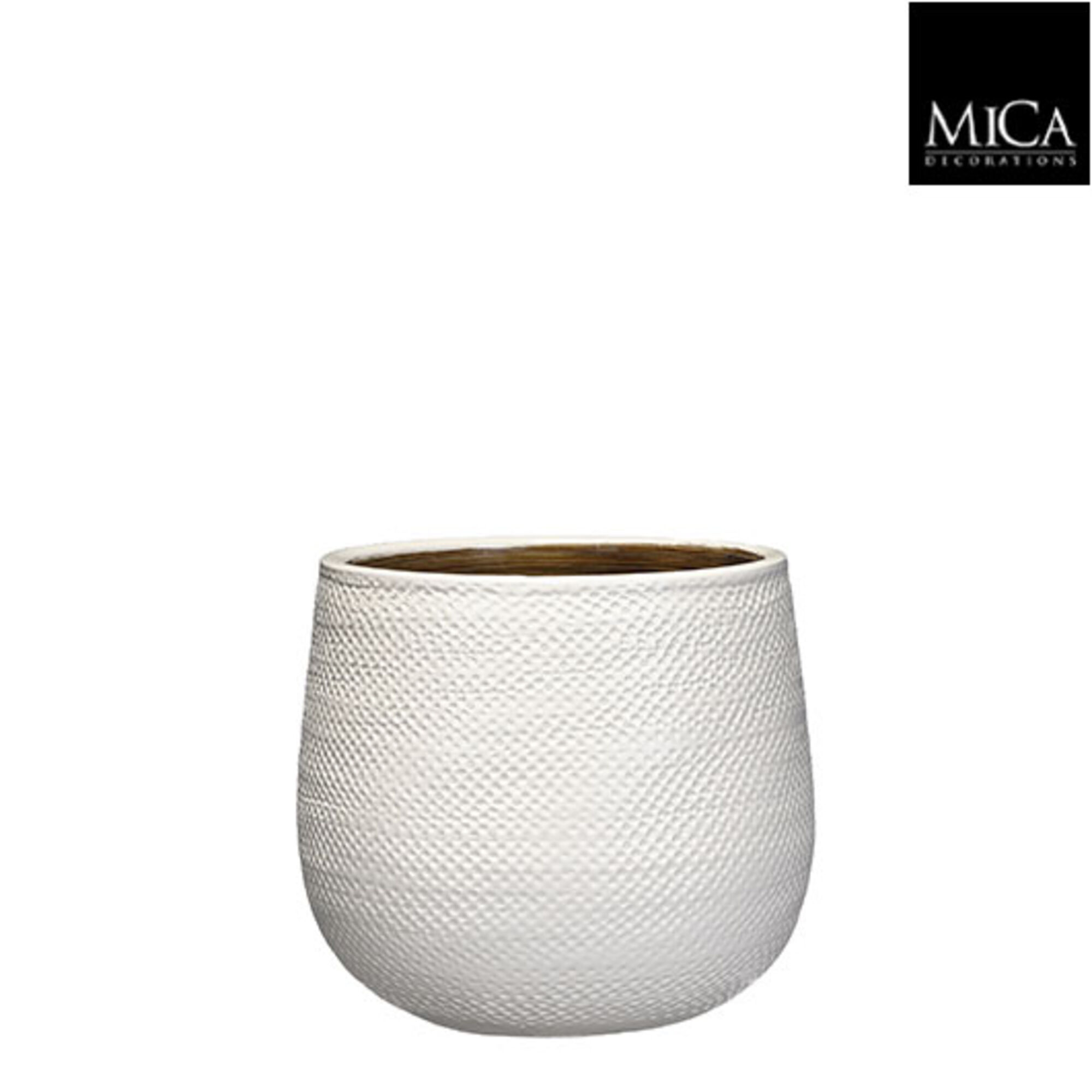 Gabriel pot rond wit