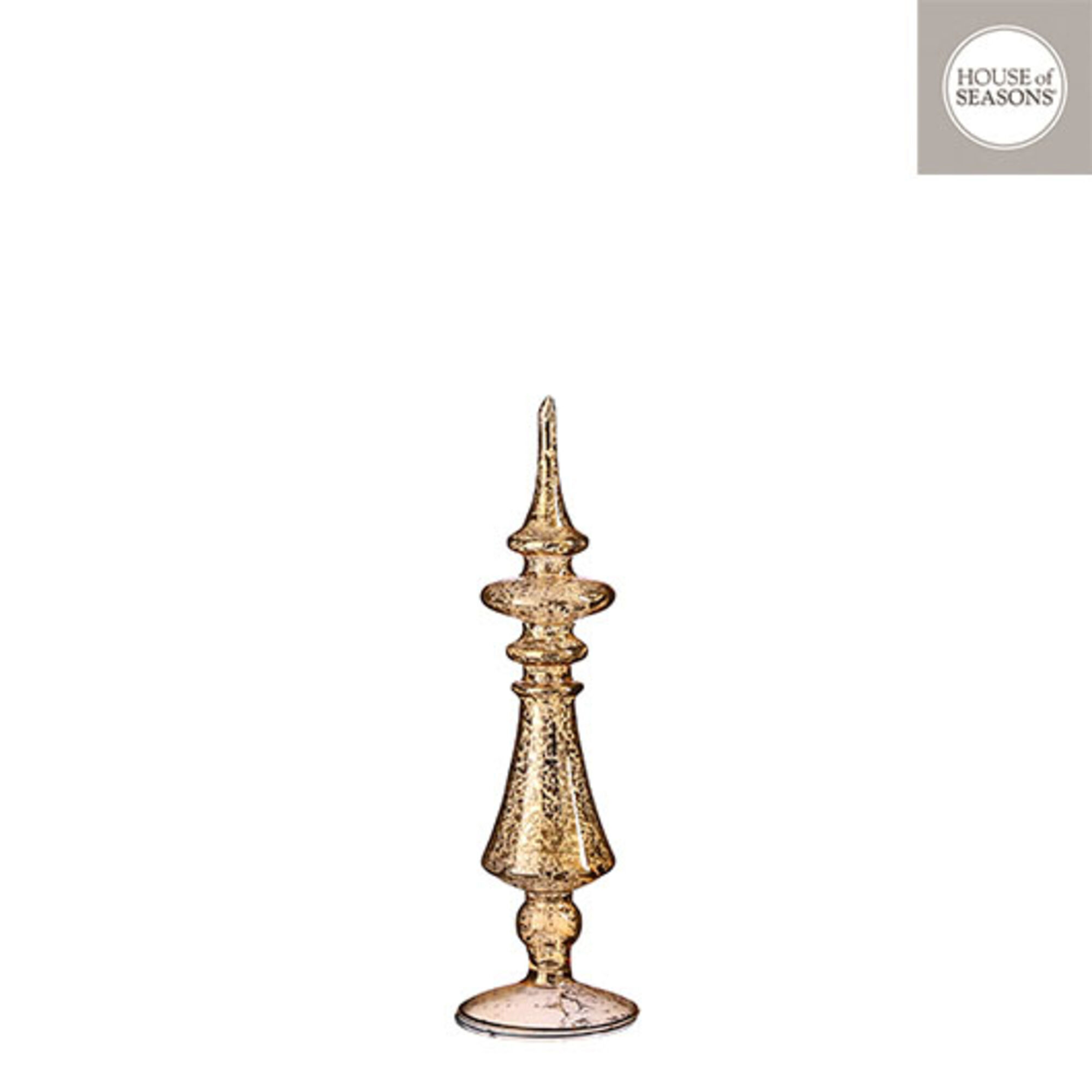 Tafel decoratie glas goud antiek