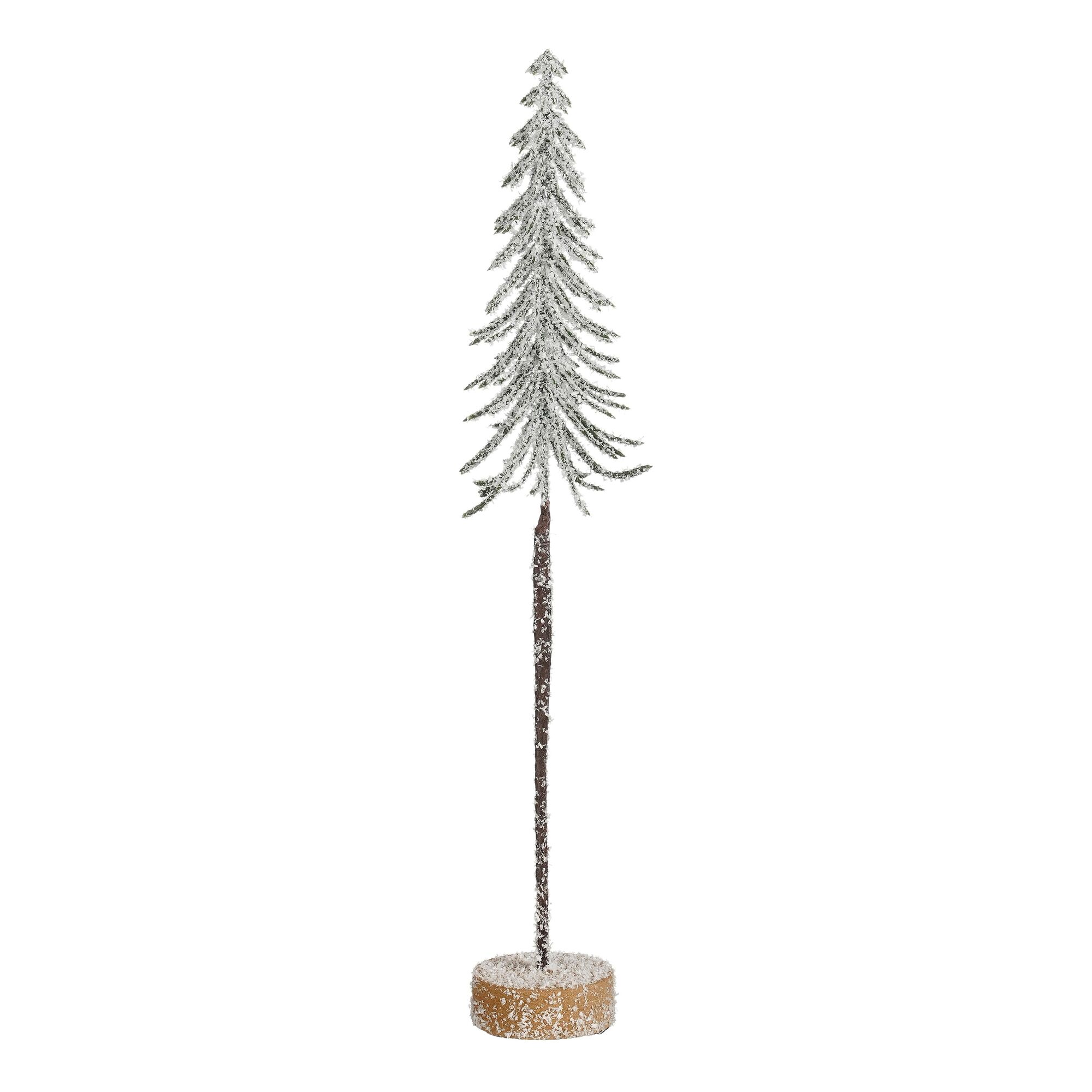 Decoratie boom groen frosted