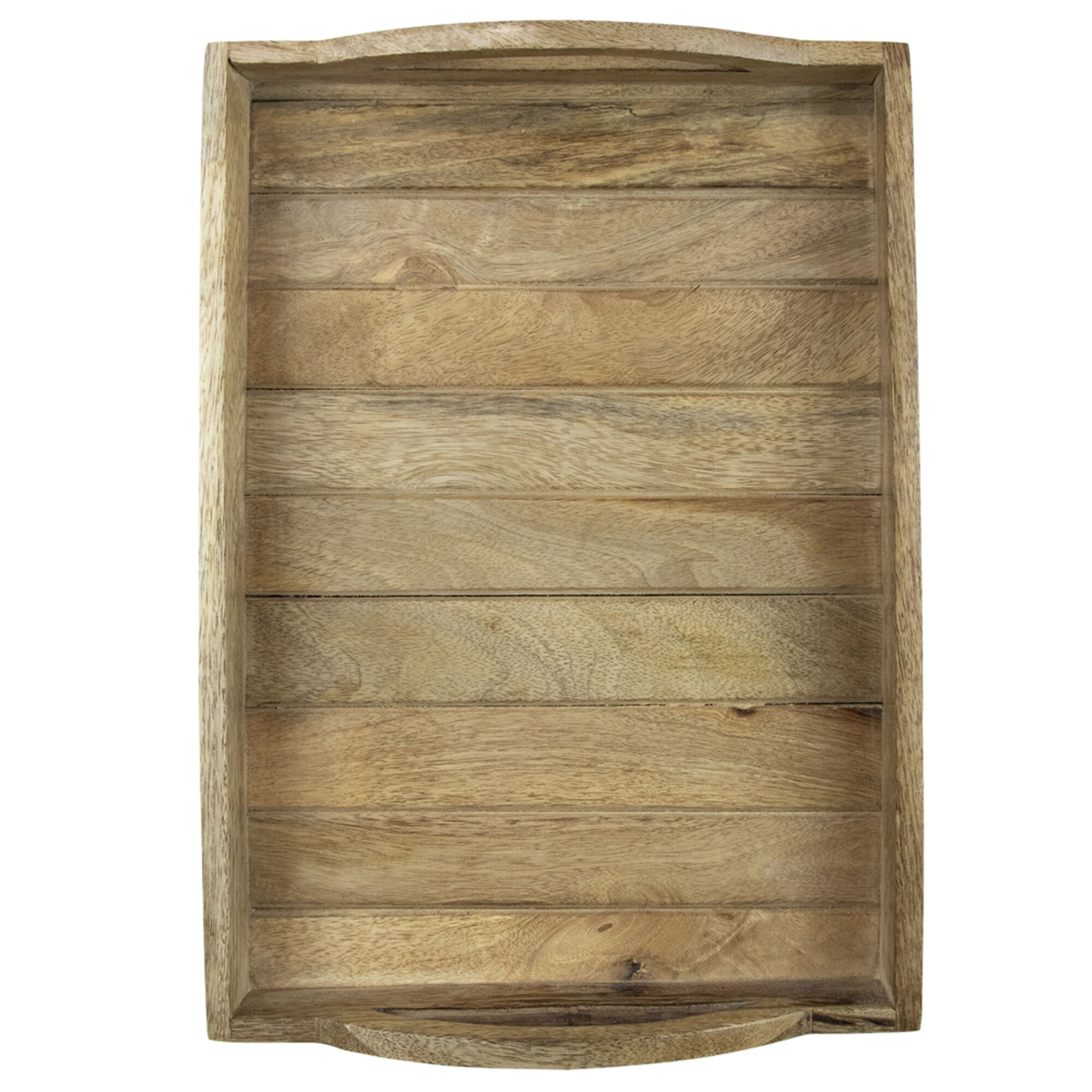 dienblad mango hout rechthoek (set van 3)