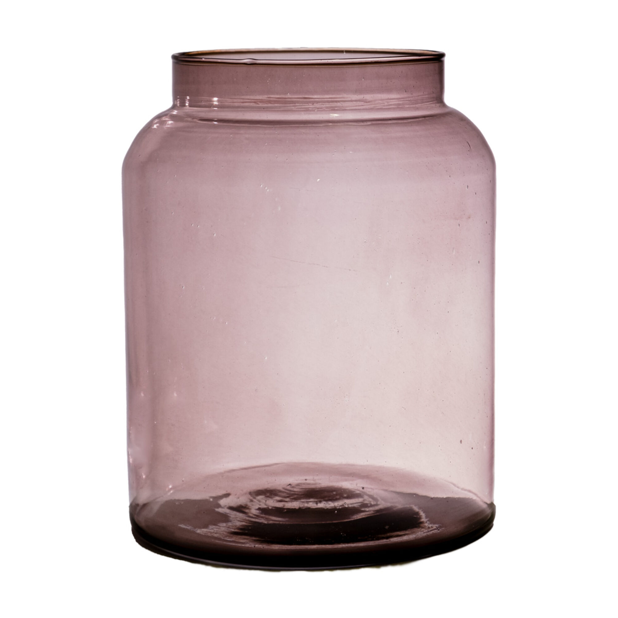 Shape mondgeblazen Recycled Flesvaas paars