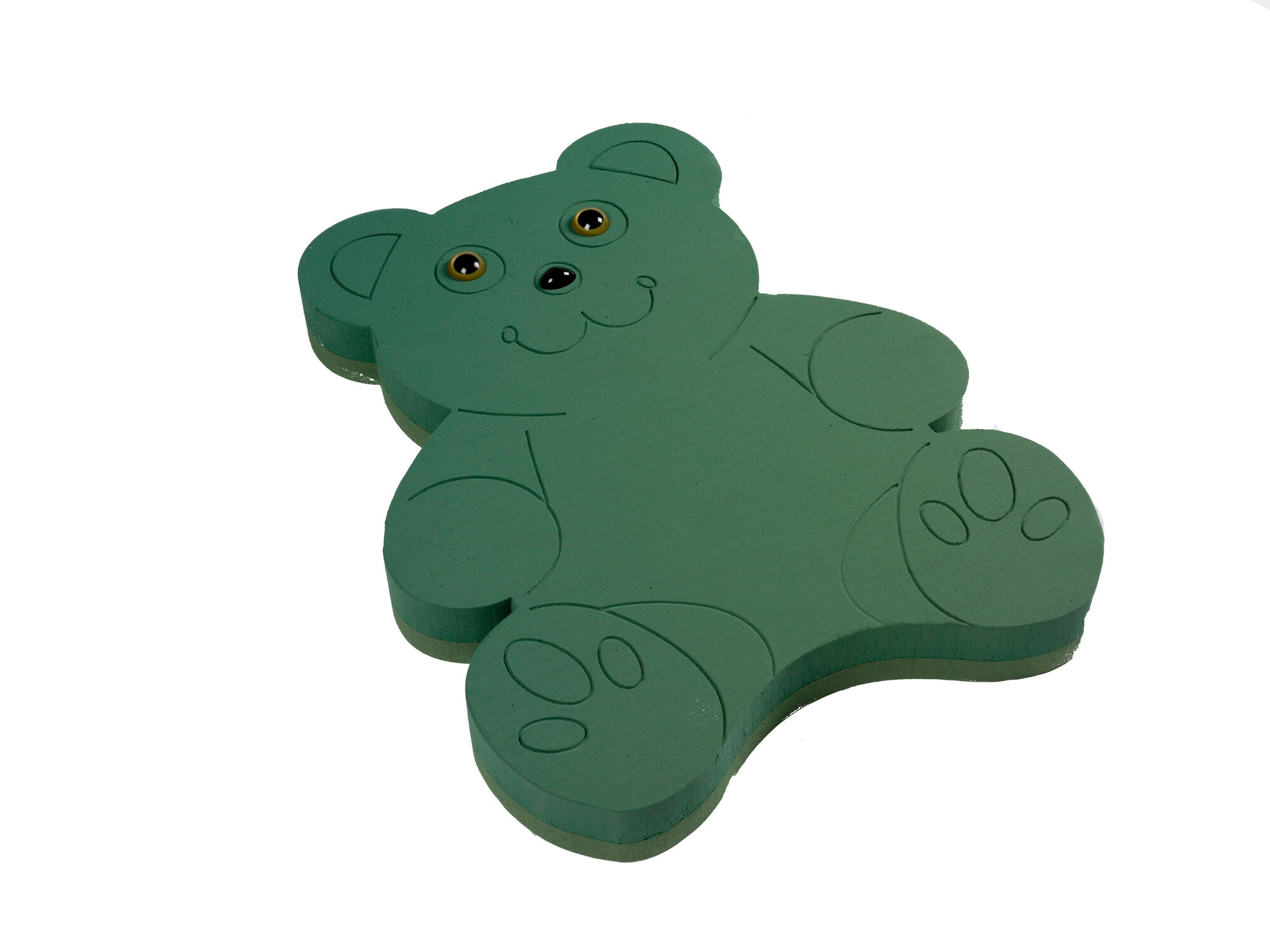 Oasis Foam Frame Teddy Bear (zittend)