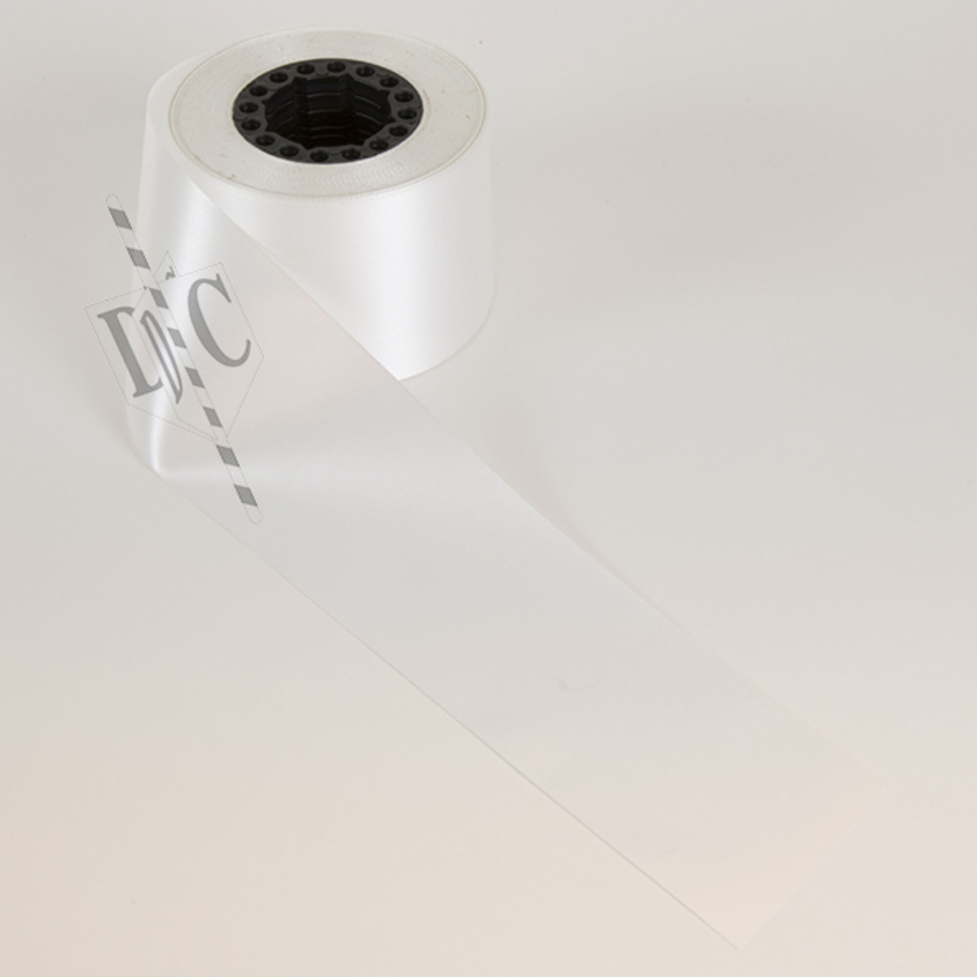 702 - Satijnlint 70 mm - Wit