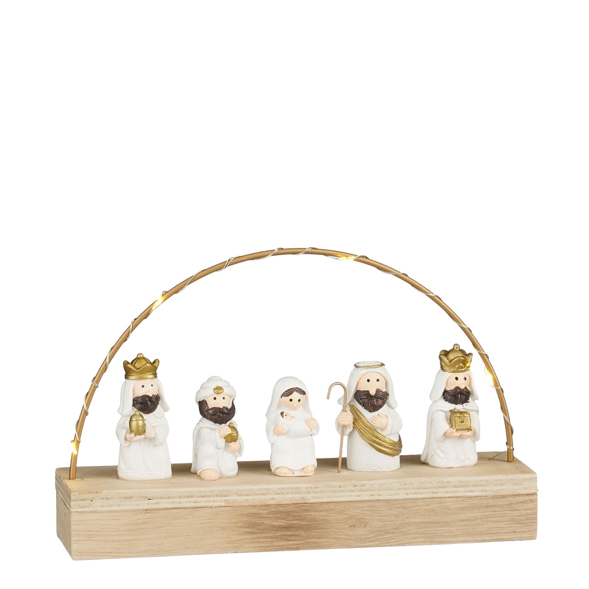 Kerststal wit FSC 100%