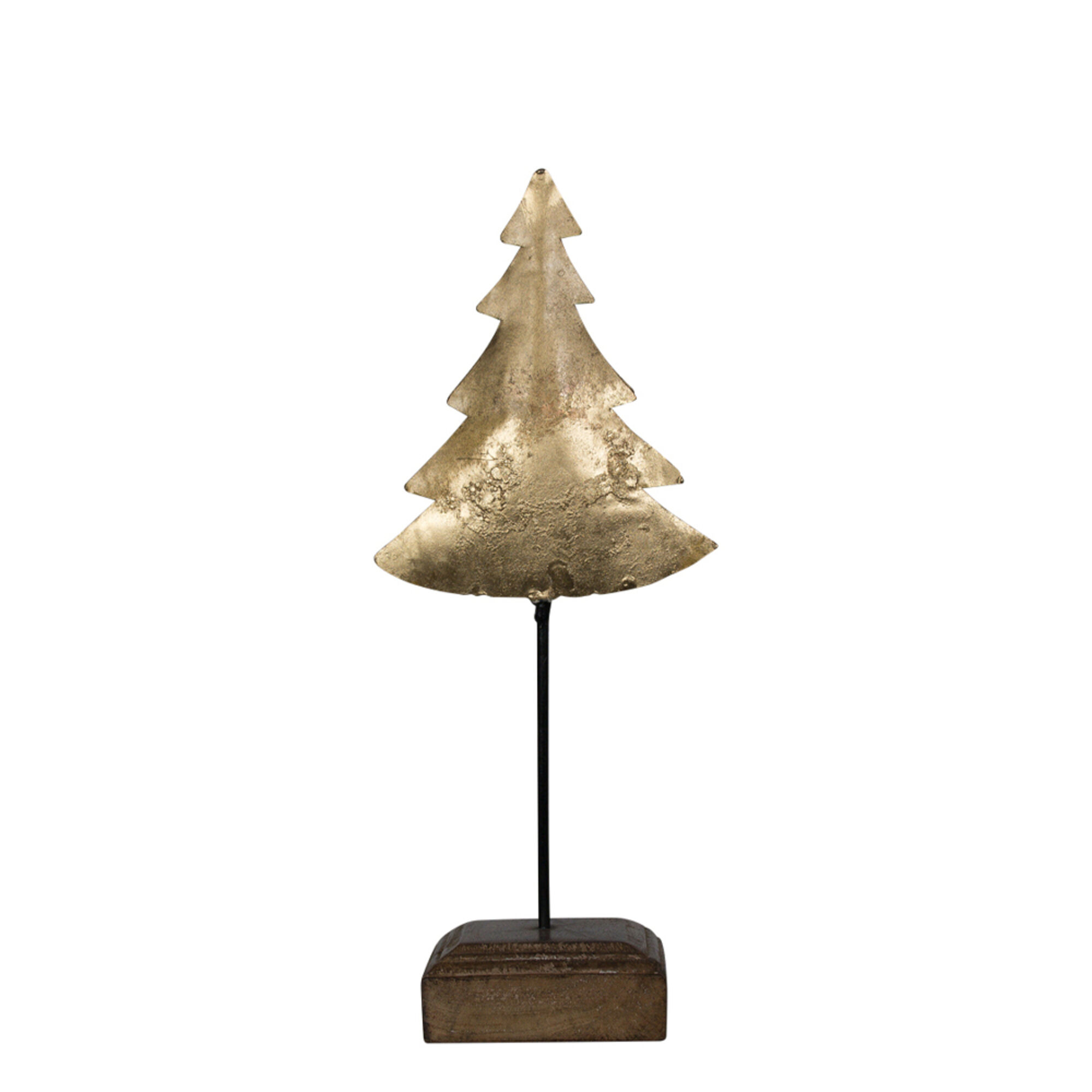staande kerstboom goud