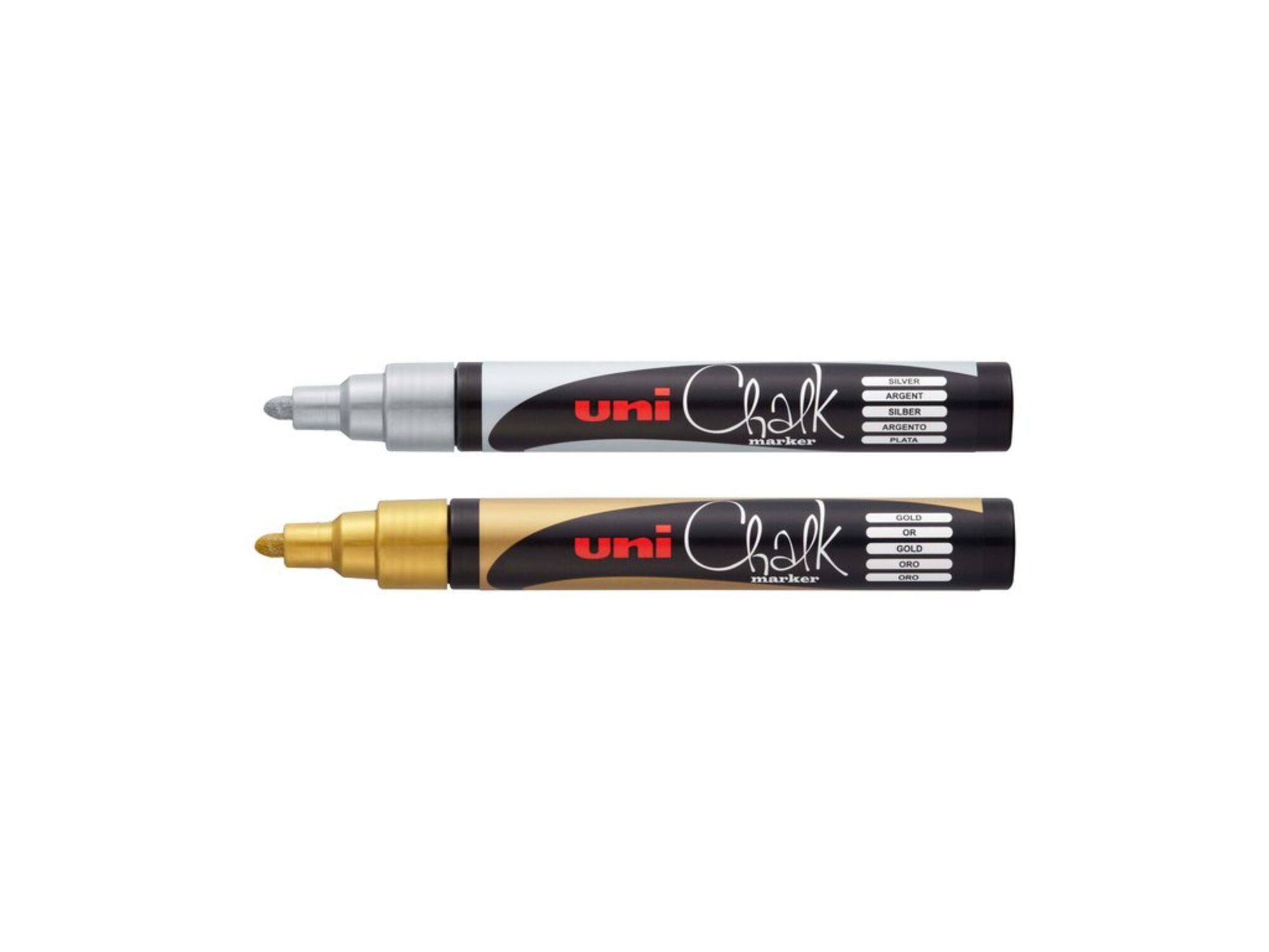 Krijtstift Uni-ball Chalk Zilver