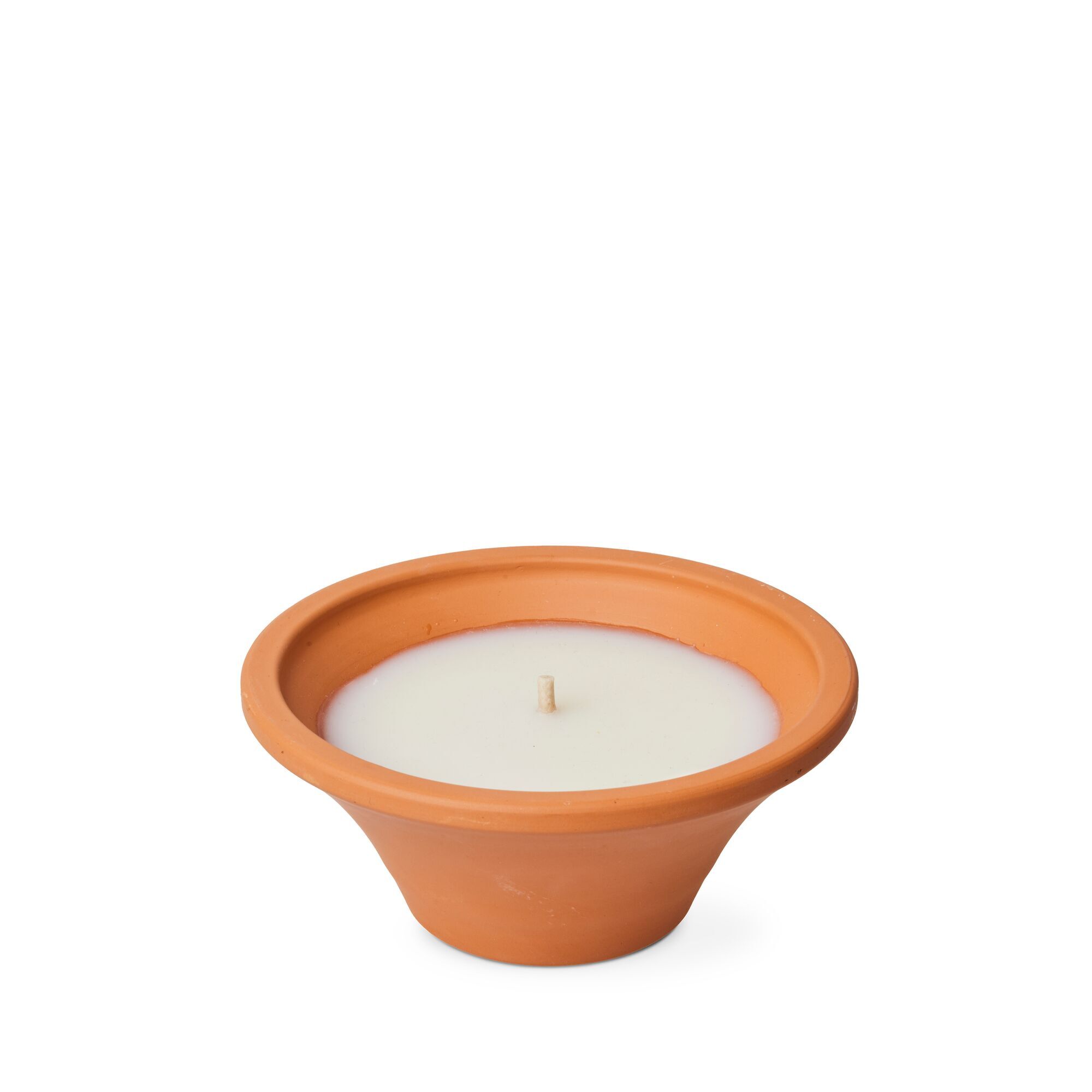 Tuinkaars terracotta schaal - ivoor