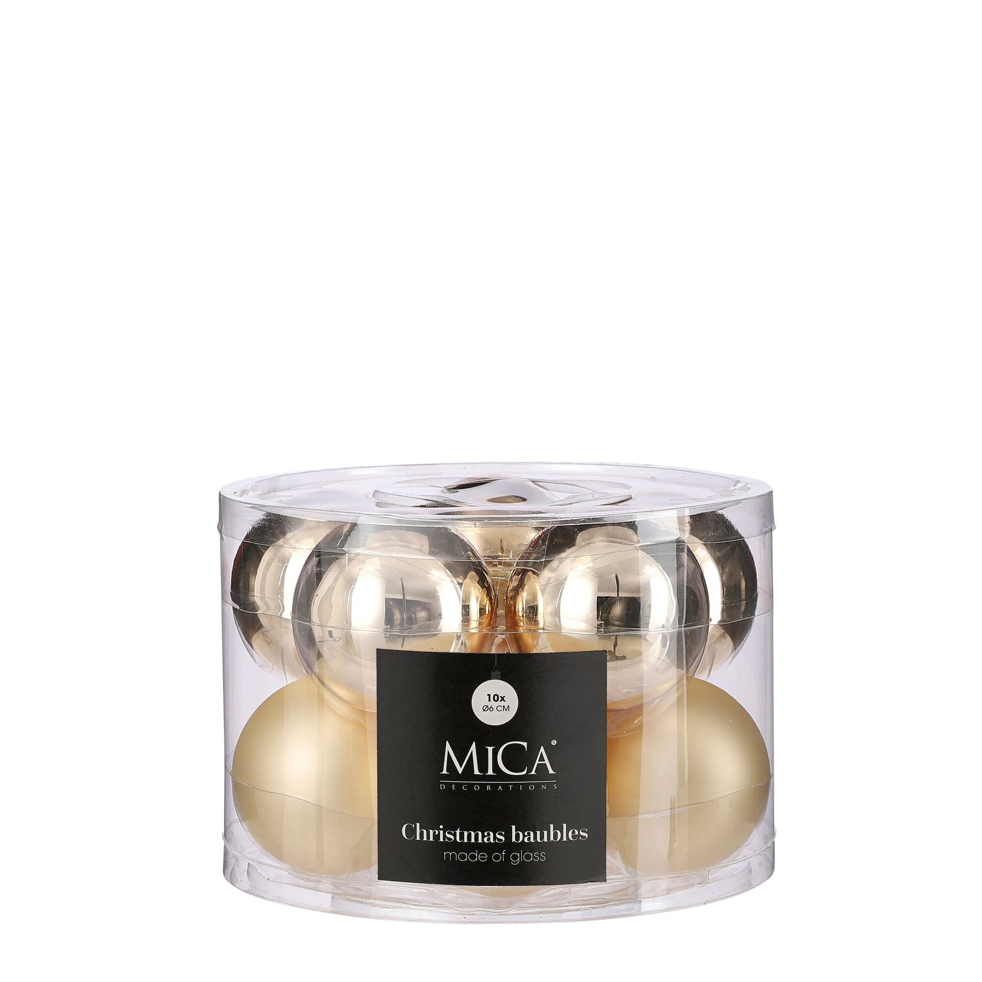 Bal glas champagne 10 stuks