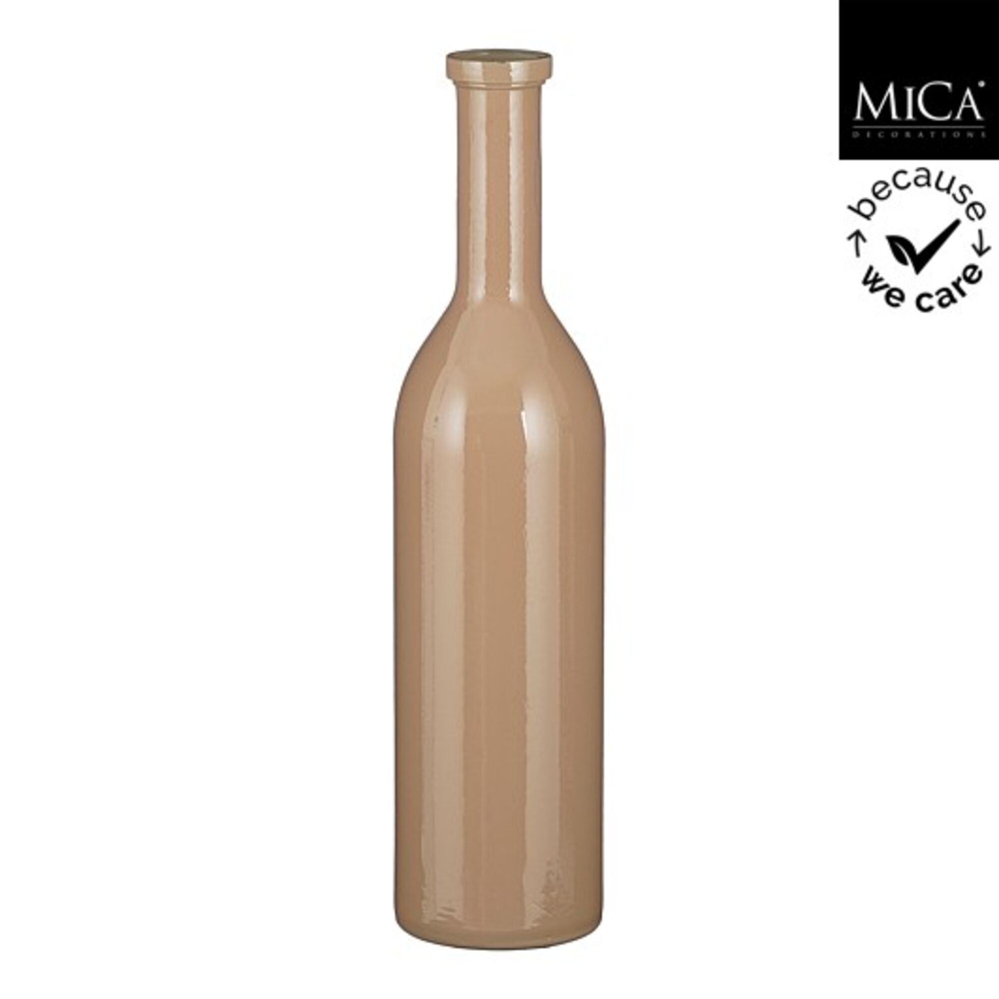 Rioja fles recycled glas taupe