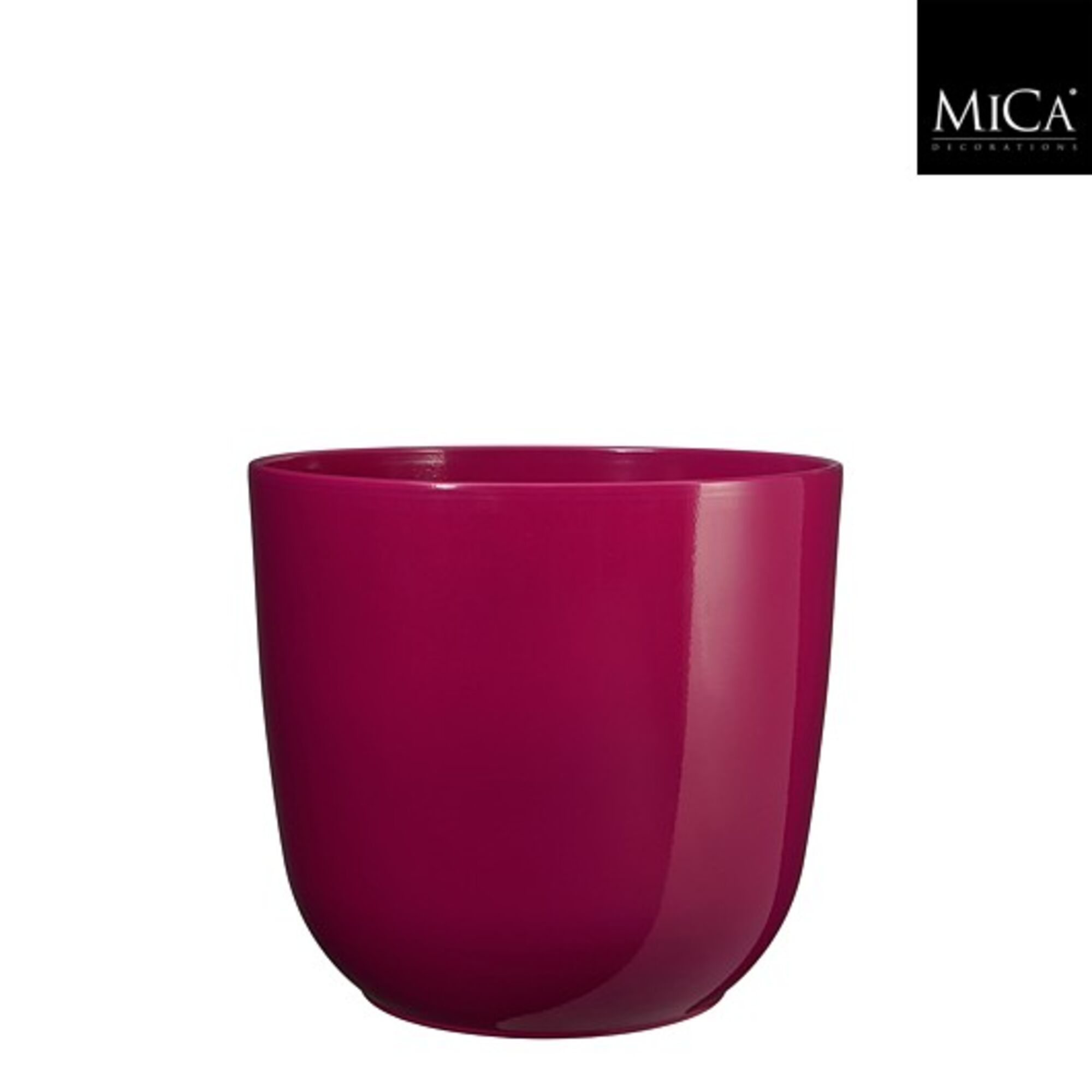 Tusca pot rond fuchsia