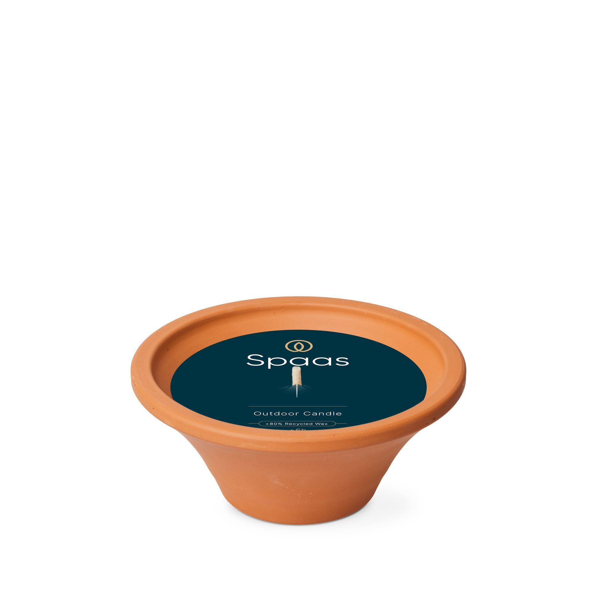 Tuinkaars terracotta schaal - ivoor