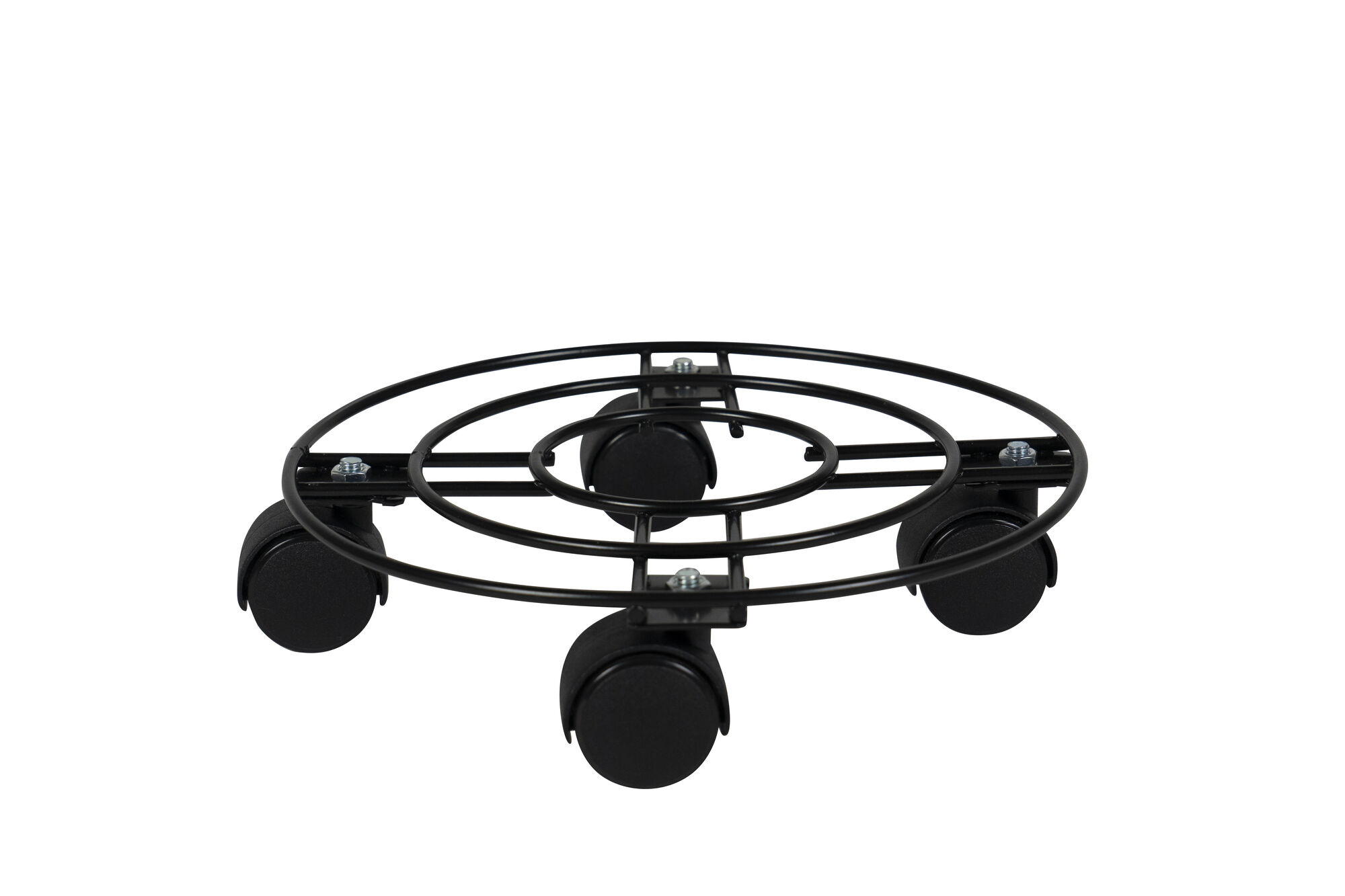 Bloempot Trolley zwart