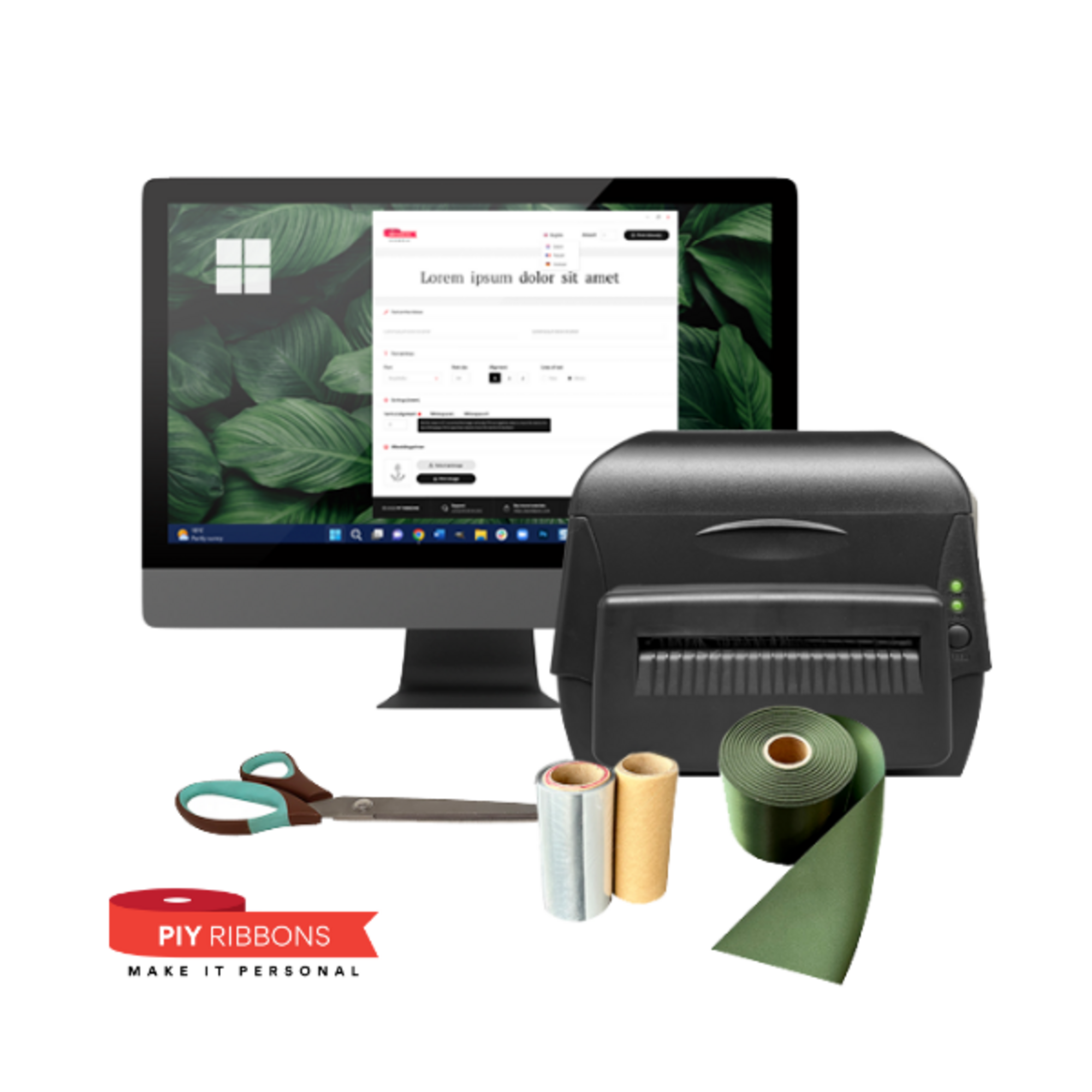 Rouwlinten Printer
